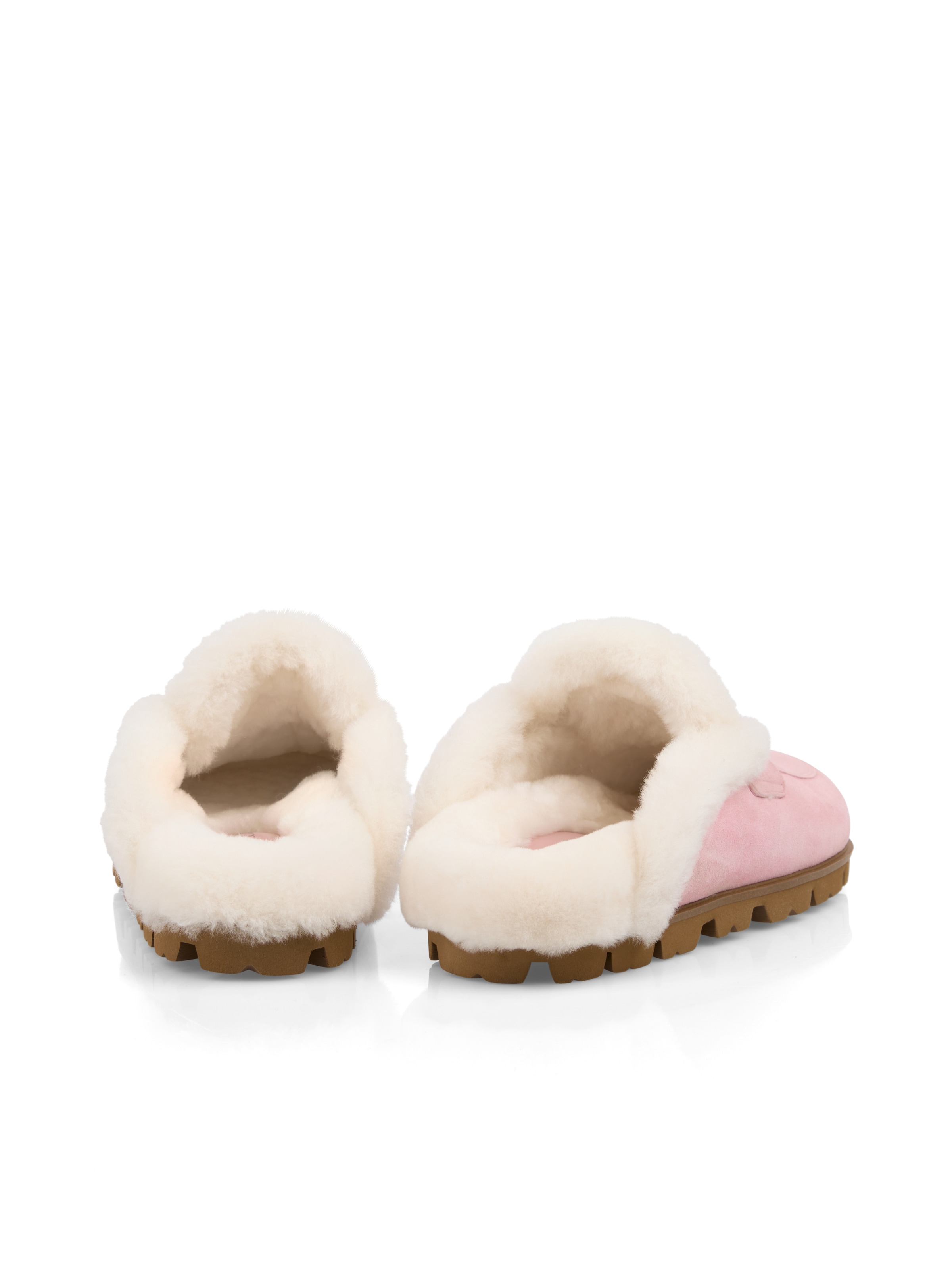 Marc Cain Sabot  Schlupfschuh, Clog mit echtem Lammfell-Kragen