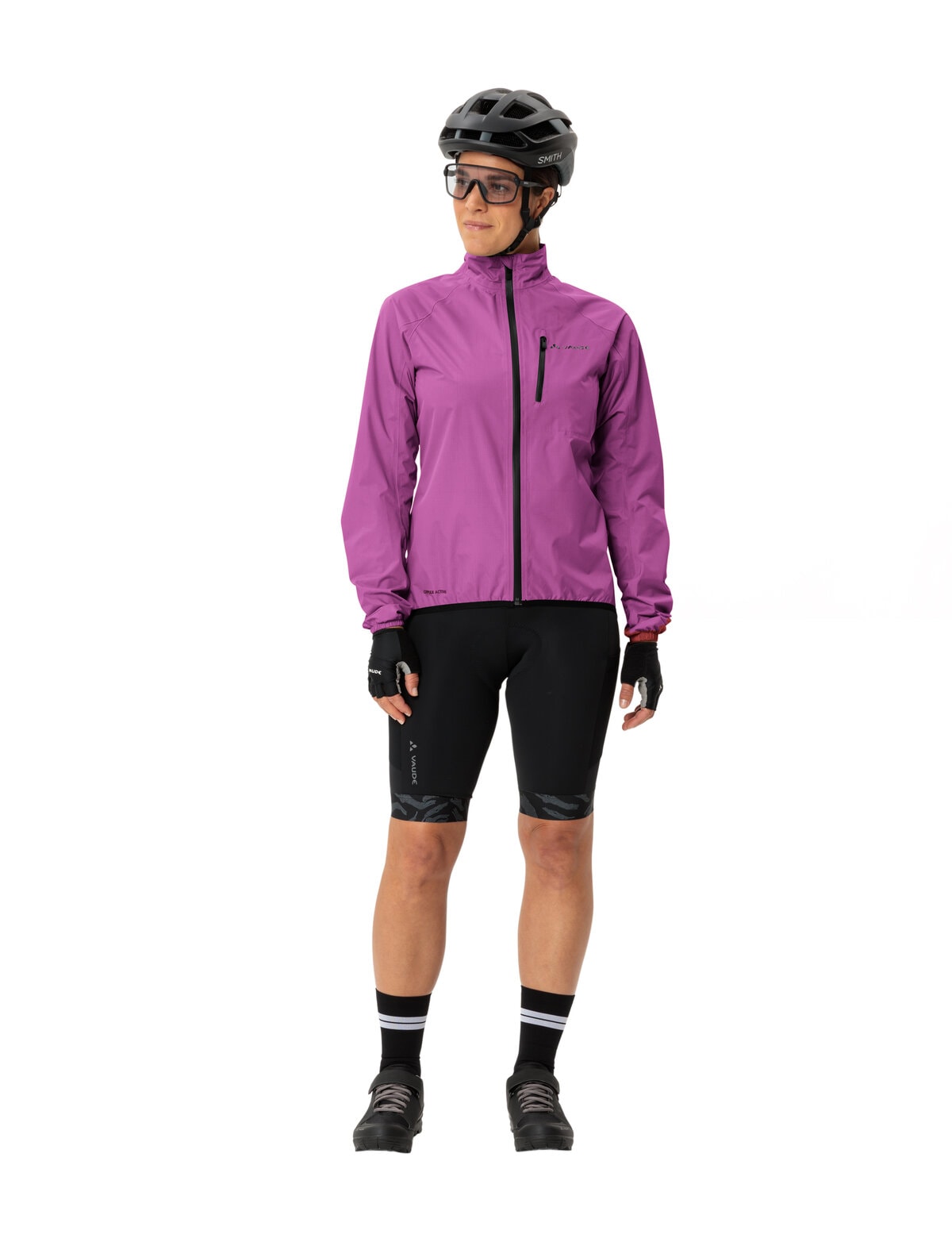 VAUDE Regenjacke »Women's Drop Jacket III« sportlicher Stil, wasserdicht mit 10000 mm Wassersäule, atmungsaktiv