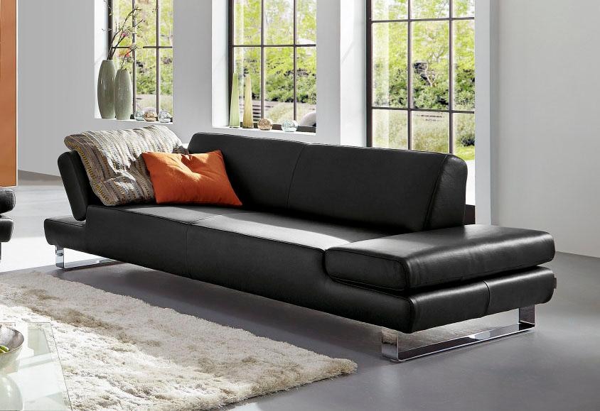 W.SCHILLIG 3-Sitzer »taboo Designsofa mit hohem Sitzkomfort«, mit Übertiefe, inklusive Armlehnenverstellung