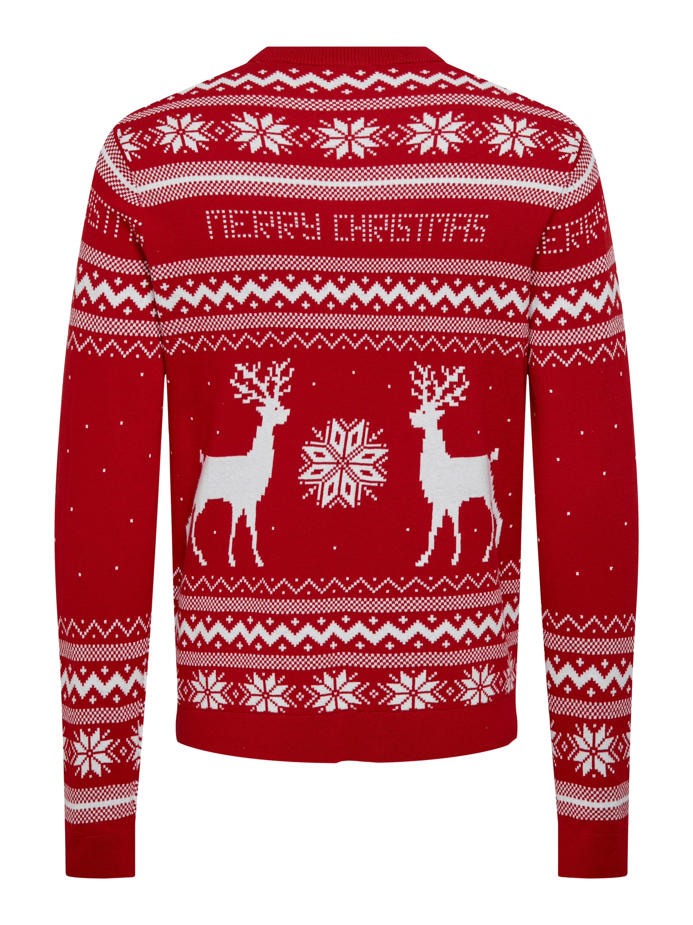 ONLY & SONS Rundhalspullover »ONSXMAS REG 5 JAQ CREW KNIT«