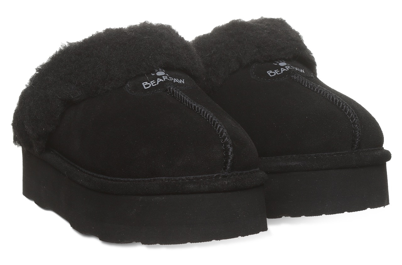 Bearpaw Hausschuh »RETRO PLATFORM LOKI«, Mules, Clog, Slides mit Plateausohle