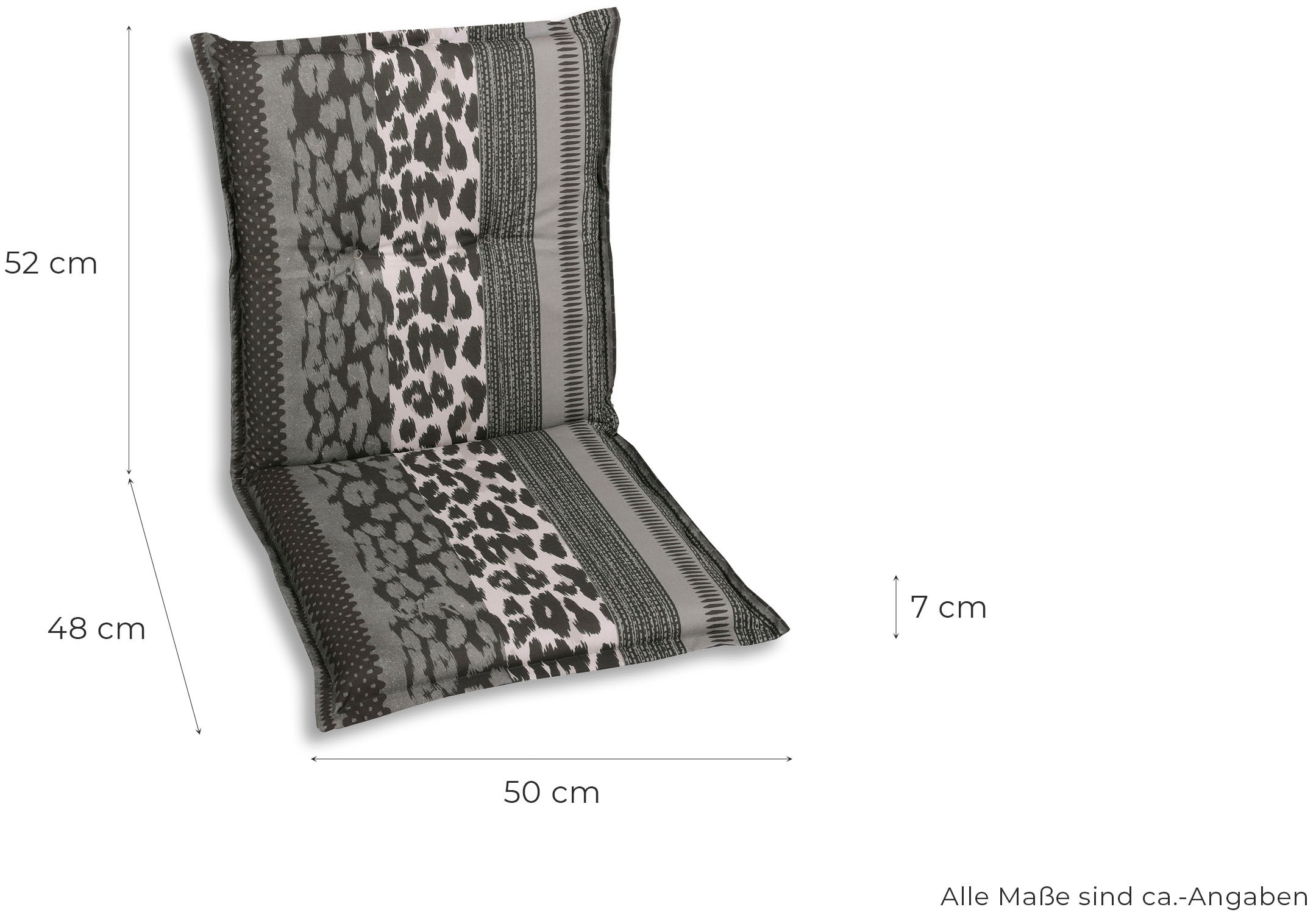 GO-DE Sesselauflage 110x50 cm