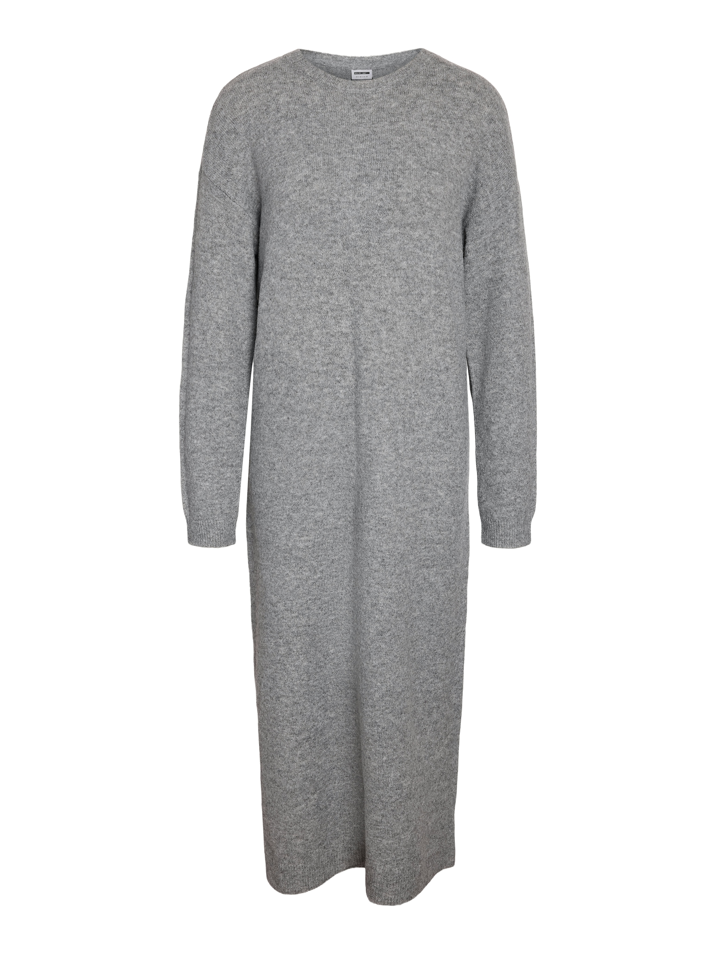 Noisy may Strickkleid »NMLIZETTE L/S MIDI KNIT DRESS NOOS« Materialmix, regular fit, mit Wolle