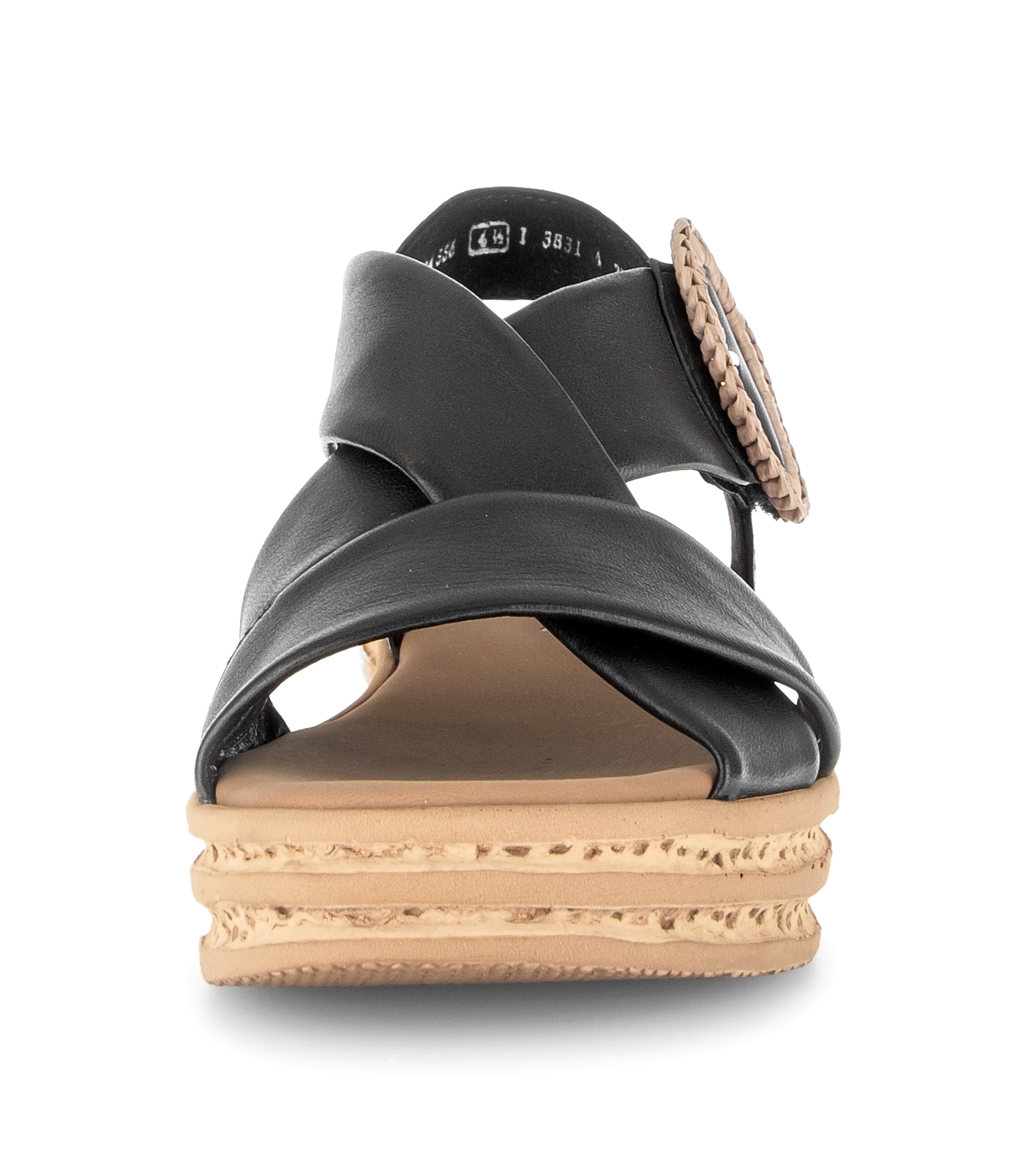 Gabor Keilsandalette  Plateau, Riemchensandale, Sommerschuh mit Zierschnalle