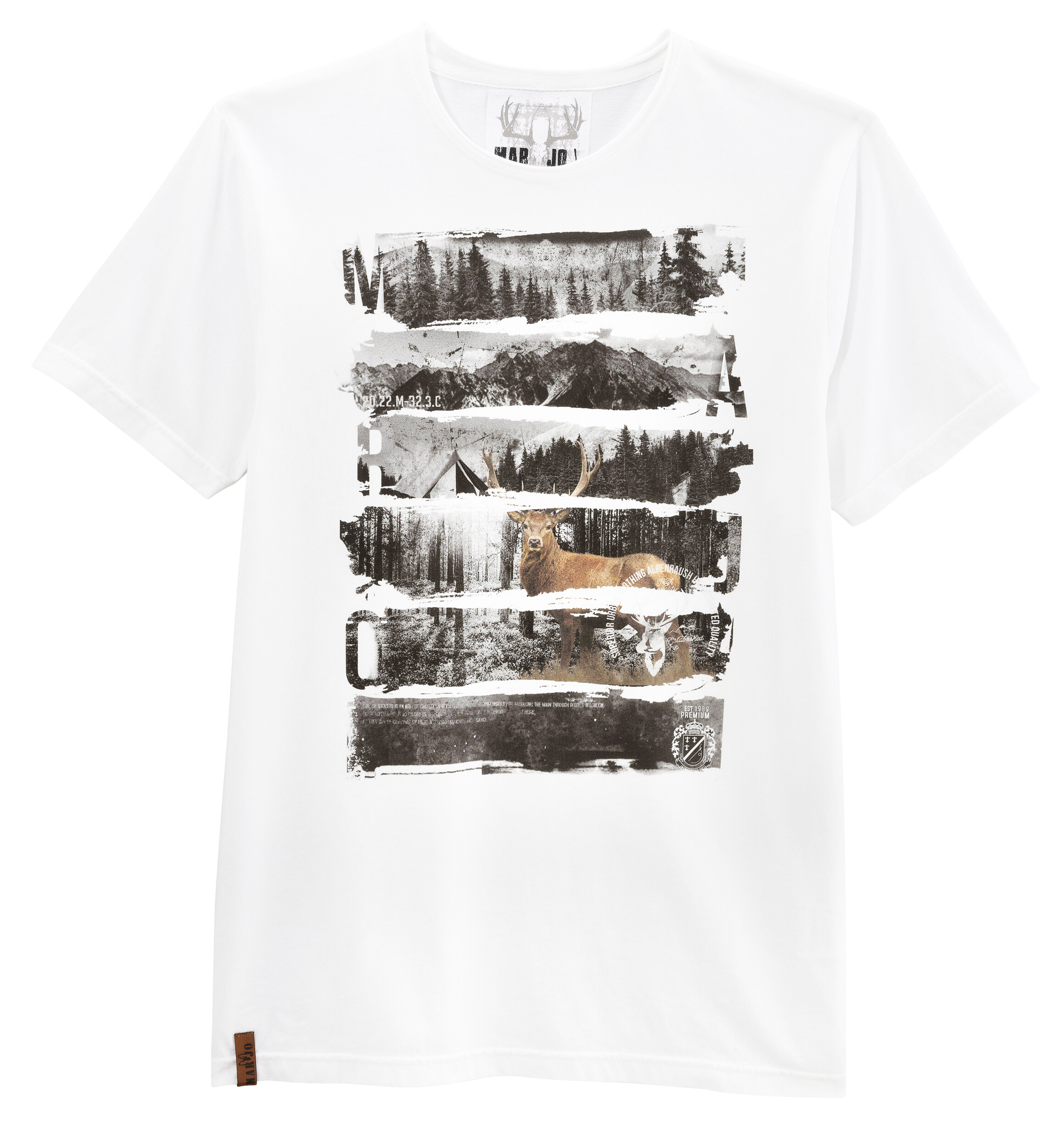 Trachtenshirt, Herren, im Print