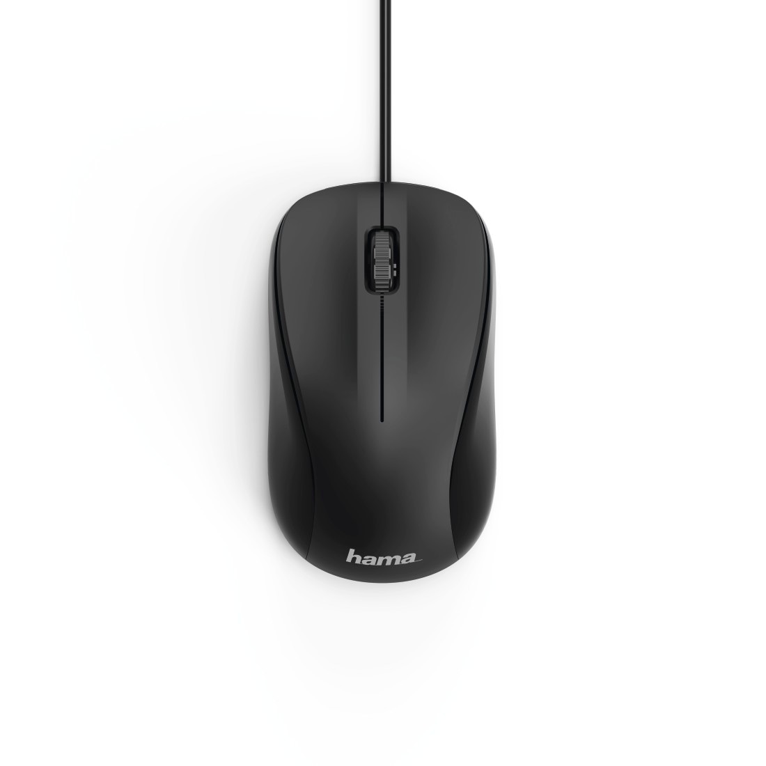 Hama Maus »Leise Computermaus mit Kabel, Rechtshänder und Linkshänder Maus«, Rechts- und Linkshänder/Standard, Flüsterleise