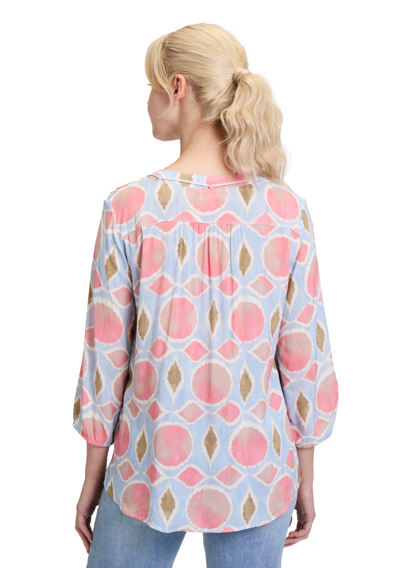 Cartoon Klassische Bluse »Blusenshirt mit Schnürung«