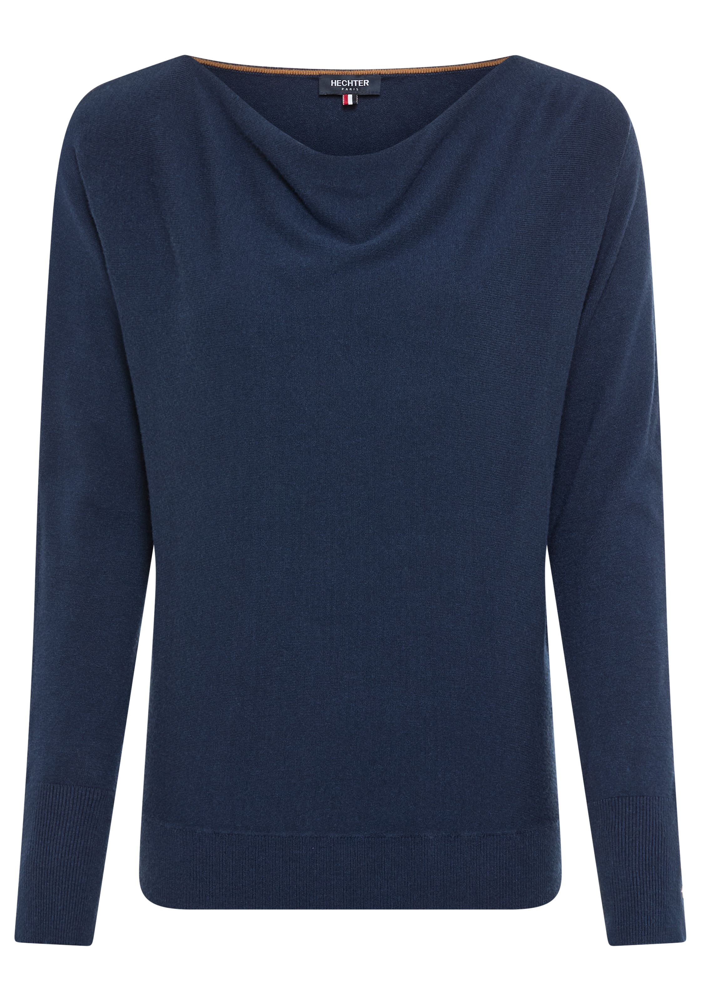 HECHTER PARIS Strickpullover, mit Wasserfallausschnitt - NEUE KOLLEKTION