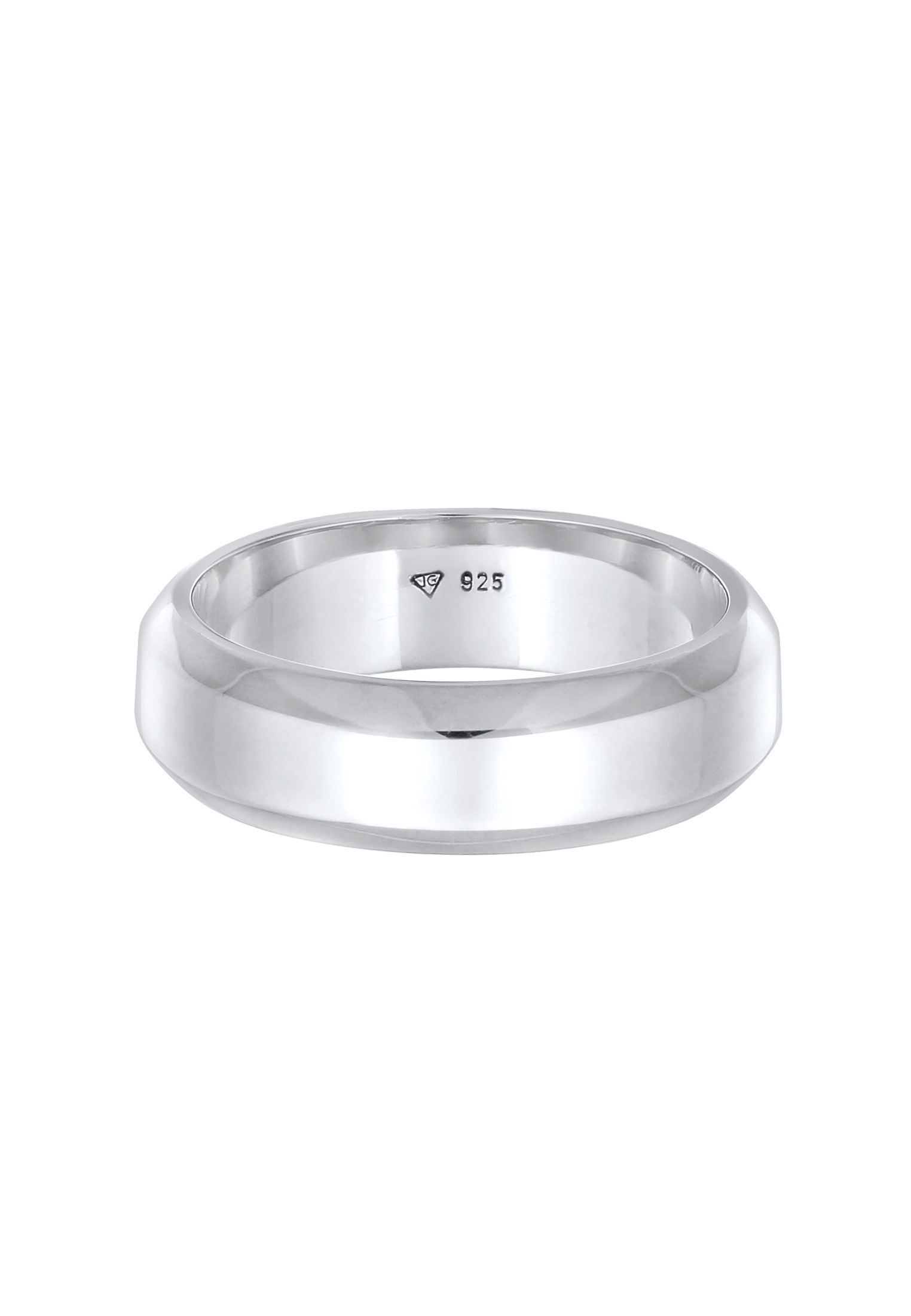 Kuzzoi Silberring »Ring Herren Bandring Basic 925 Silber«