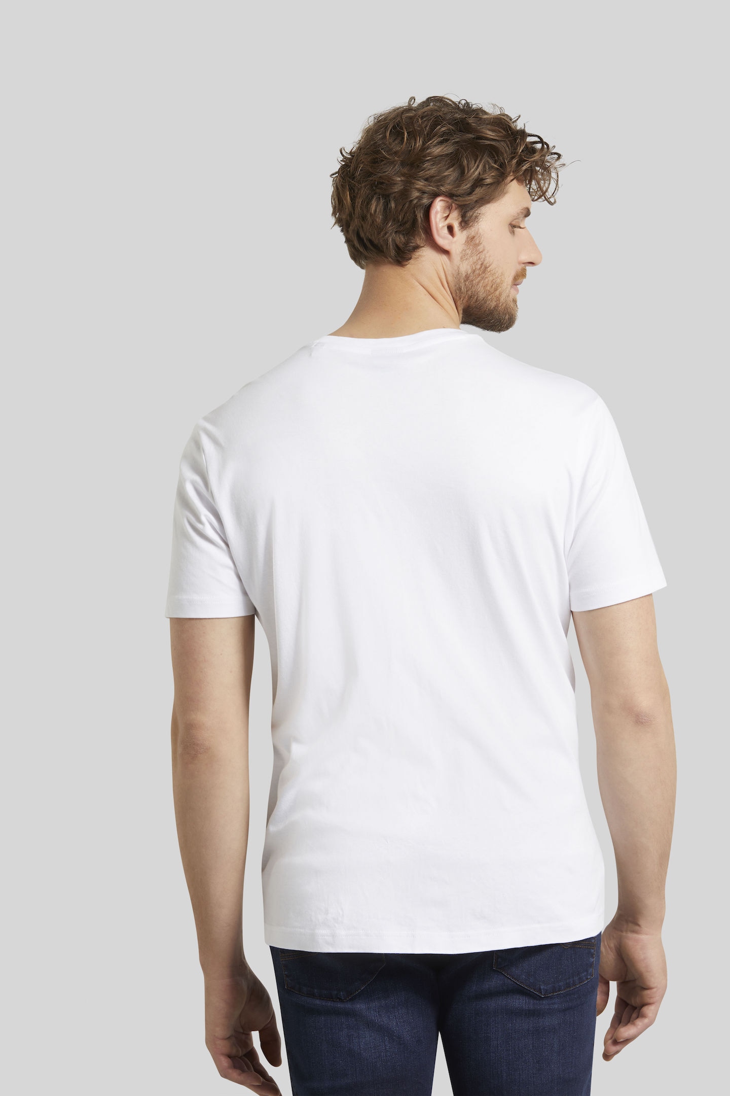 bugatti Rundhalsshirt, aus reiner Baumwolle online bei kaufen OTTO
