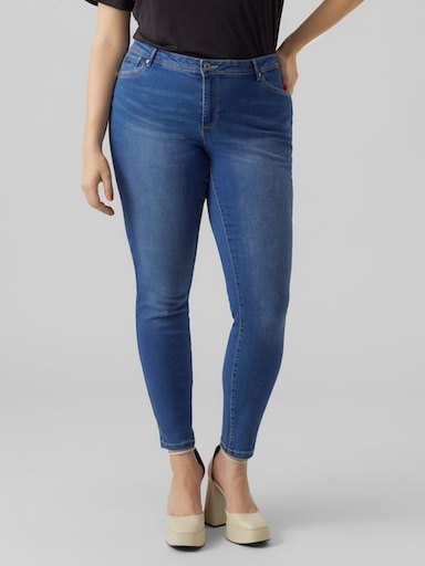 Vero Moda Curve Slim-fit-Jeans »VMFANYA SLIM JEANS VI3312 GA CUR NOOS«