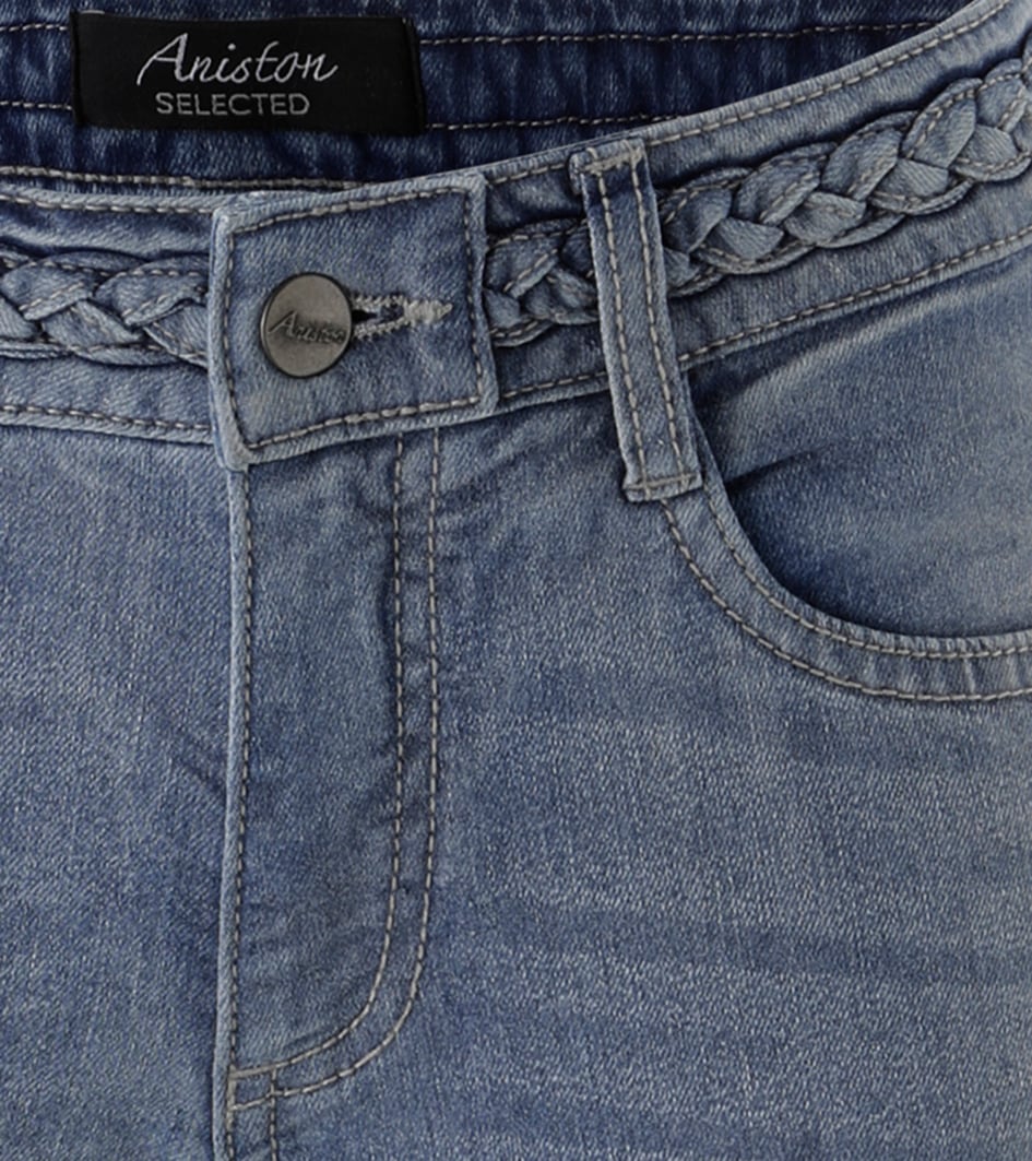 Aniston SELECTED 7/8-Jeans mit leicht ausgefranstem Beinabschluss - NEUE KOLLEKTION