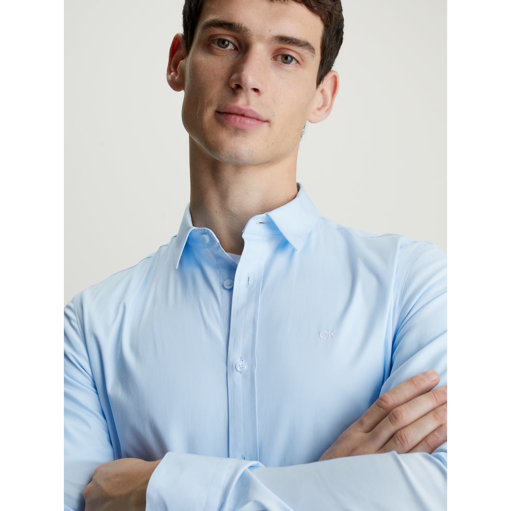 Calvin Klein Businesshemd »STRETCH POPLIN SLIM SHIRT«