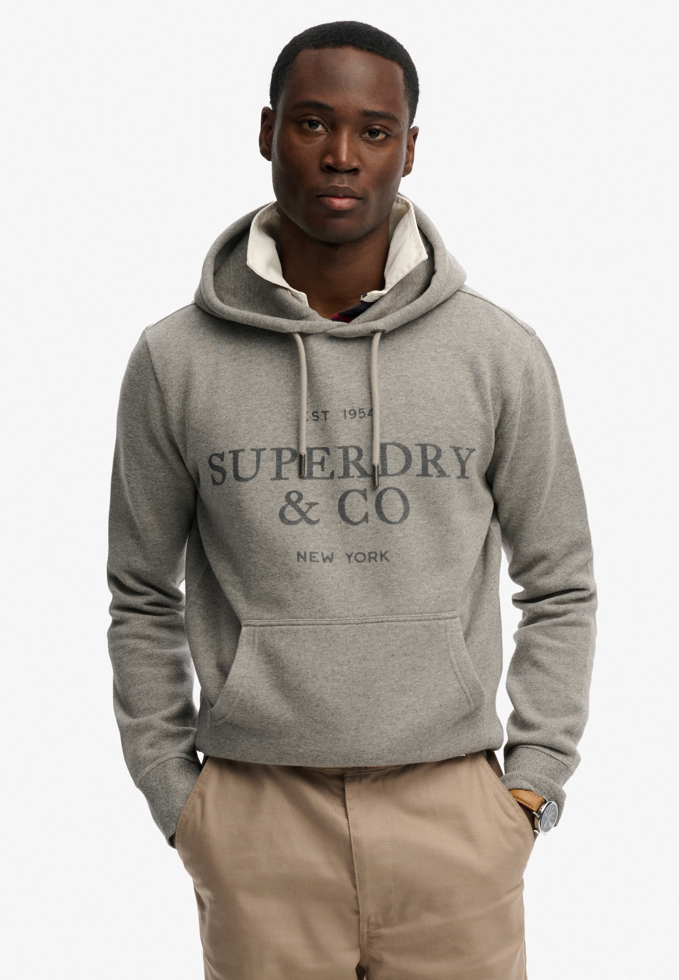 Superdry Kapuzensweatshirt »1954 COMPANY RELAXED HOOD«, Baumwollmischung, relaxed fit
