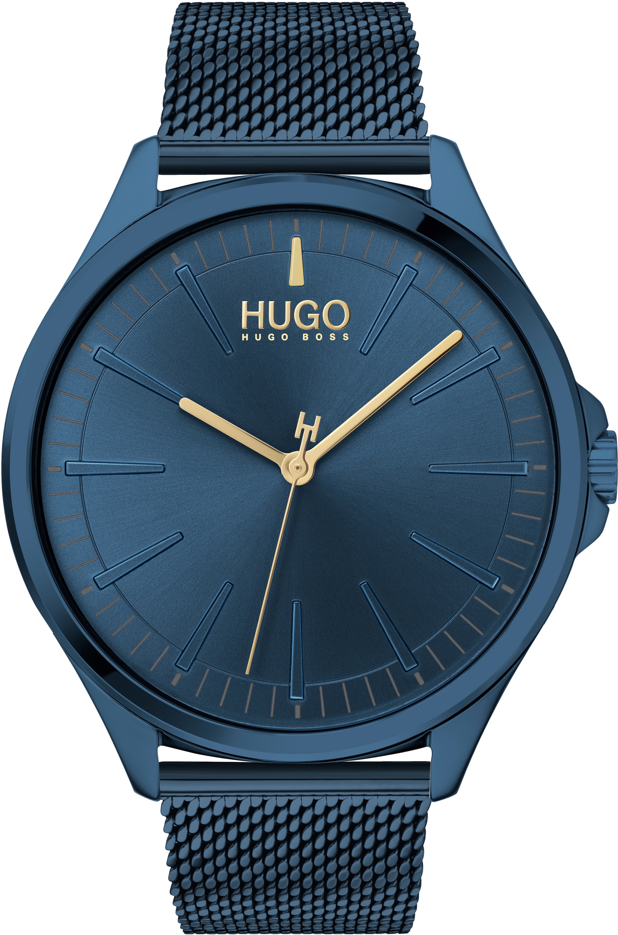 HUGO Quarzuhr »#SMASH, 1530136«, Armbanduhr, Herrenuhr, Mineralglas, anlog