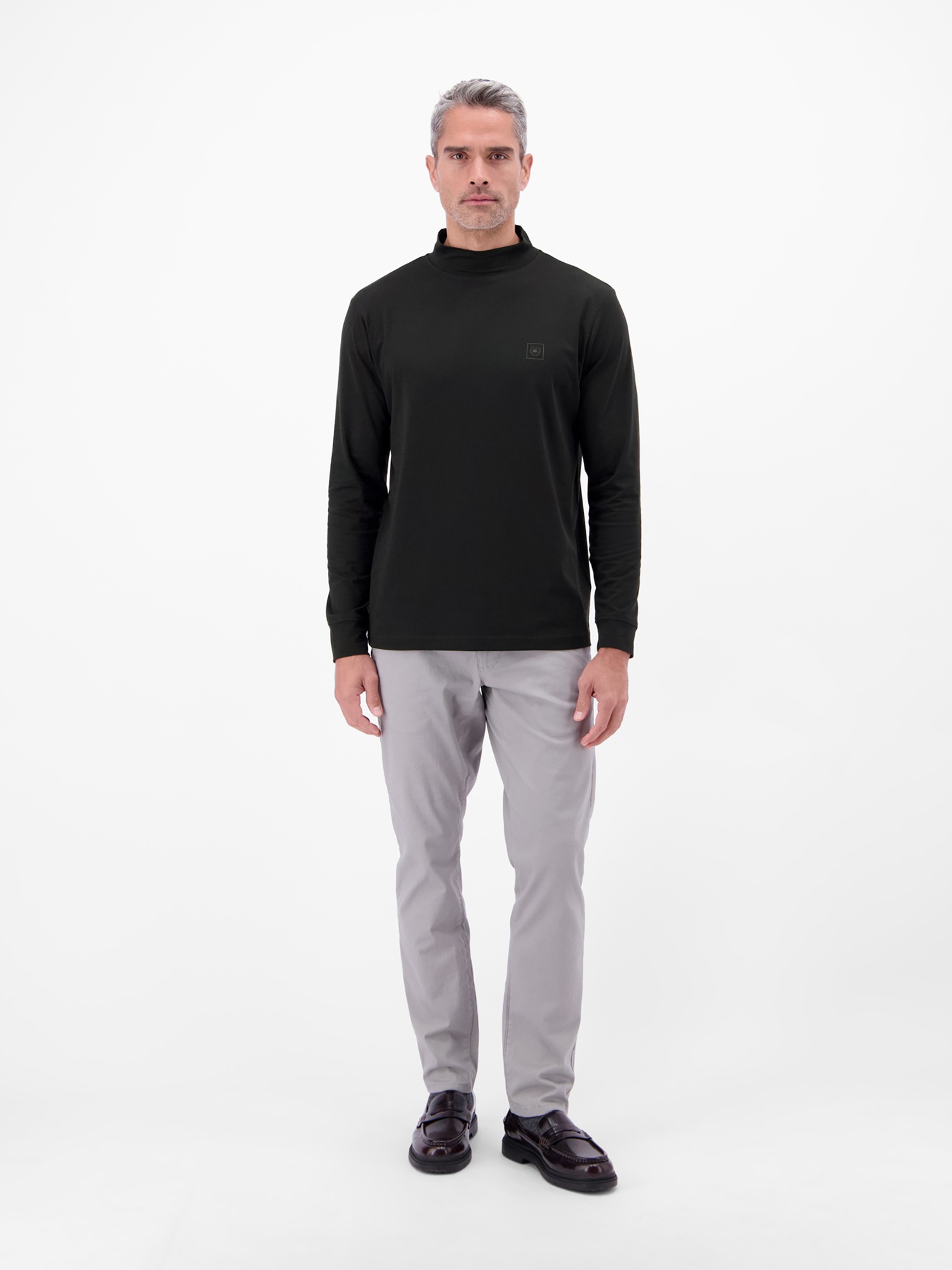 LERROS Sweatshirt »Herren-Shirt mit modischem Turtleneck«
