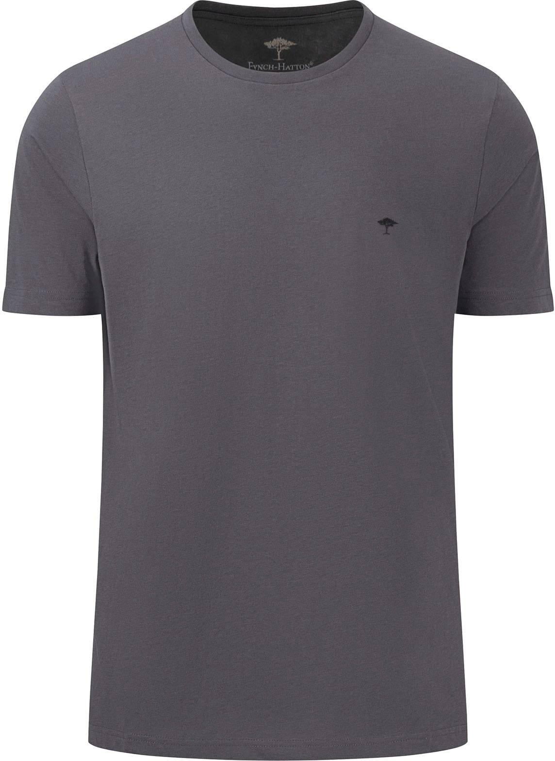 FYNCH-HATTON T-Shirt, mit Rundhals und Logo-Stickerei
