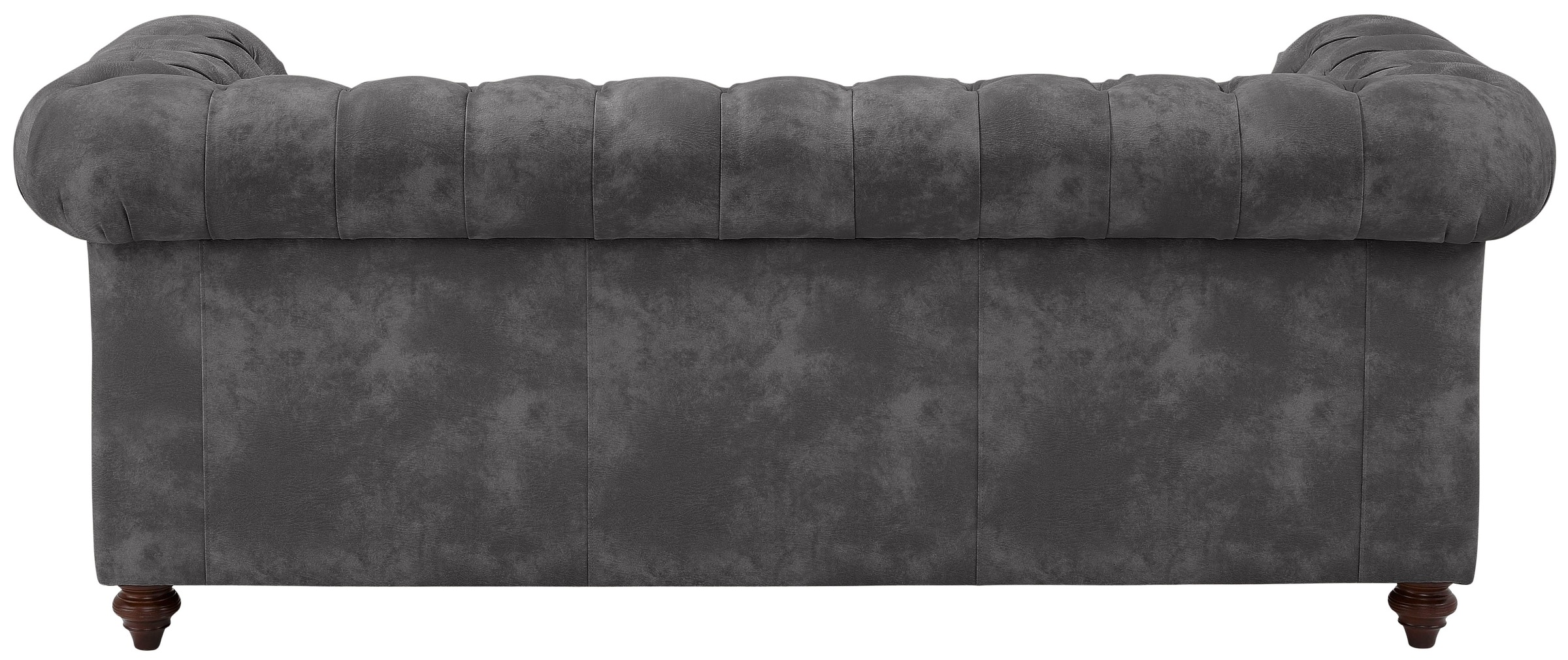 Home affaire Chesterfield-Sofa »Chesterfield 3-Sitzer  B/T/H: 198/89/74 cm« mit hochwertiger Knopfheftung , auch in Leder