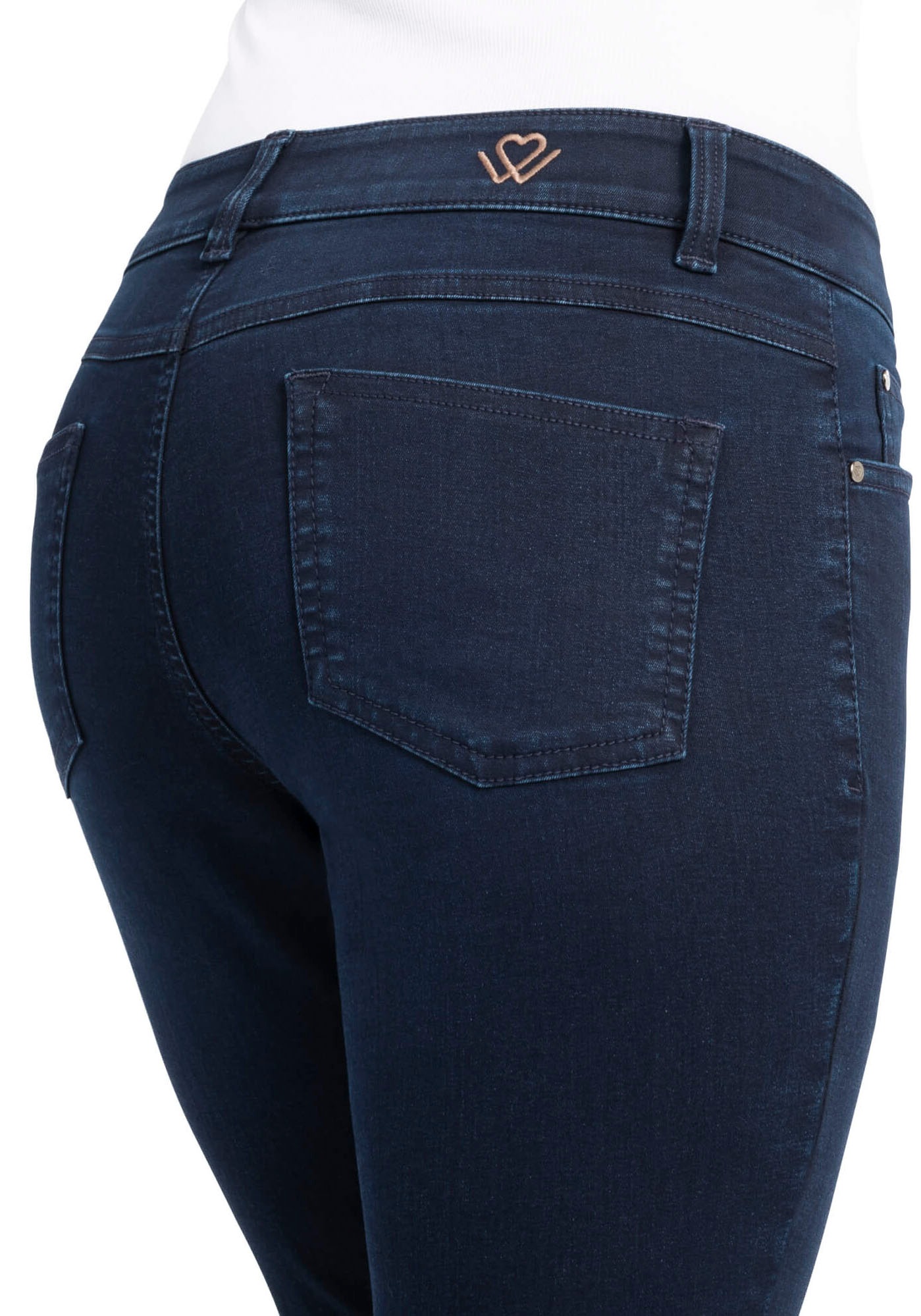 wonderjeans Skinny-fit-Jeans, Schmaler Skinny-Fit in hochelastischer Qualität