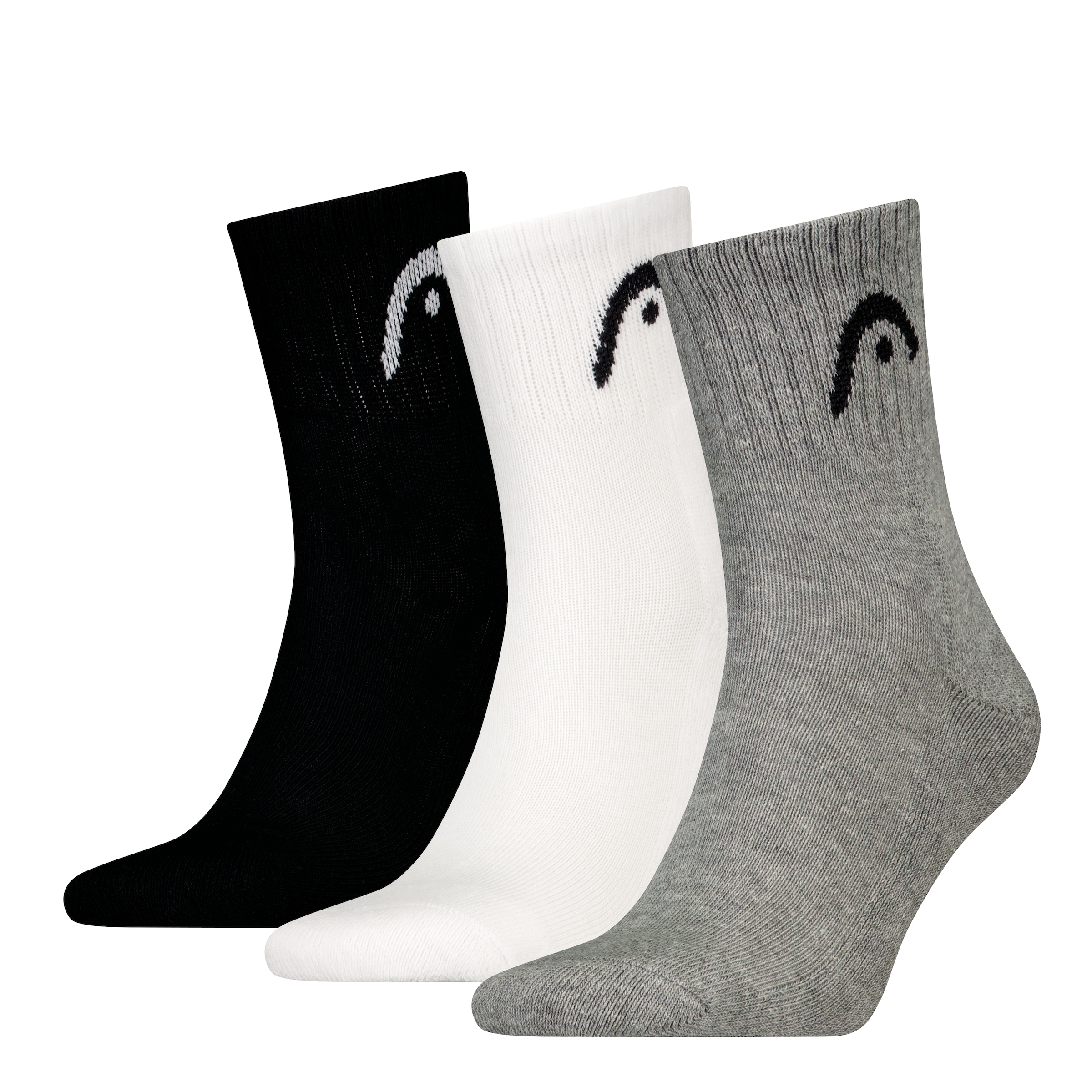 Head Kurzsocken »HEAD ALL SPORTS TRAINING SHORT CREW« 3 Paar,  mit gepolsterte Sohle für Dämpfung und zusätzlichen Komfort