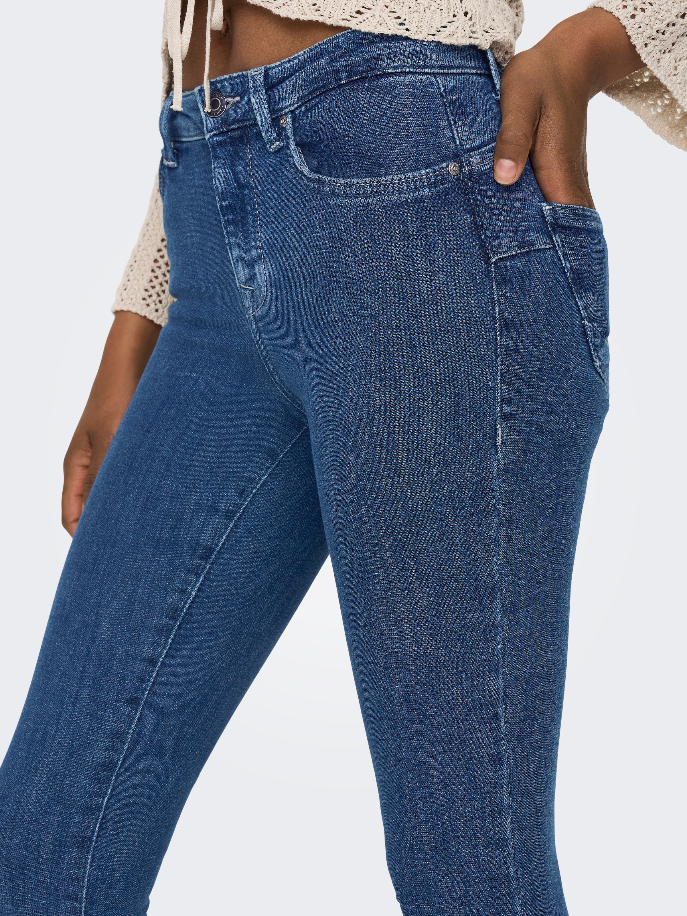 ONLY Skinny-fit-Jeans »ONLPOWER LIFE MID PUSH UP«