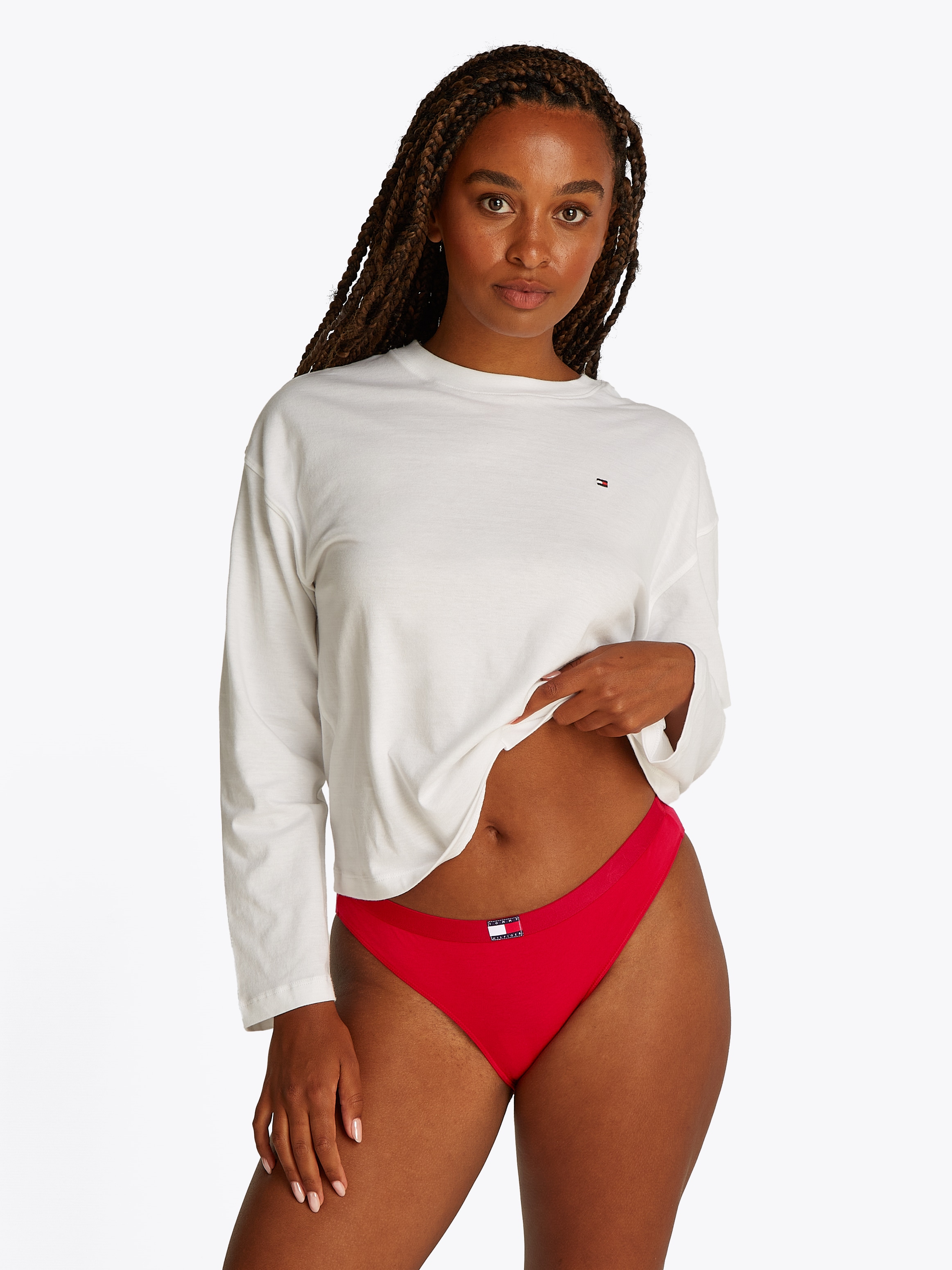 Tommy Hilfiger Underwear Bikinislip »3 PACK BIKINI«, (Packung, 3 St., 3er), mit gerippter Struktur, Logo