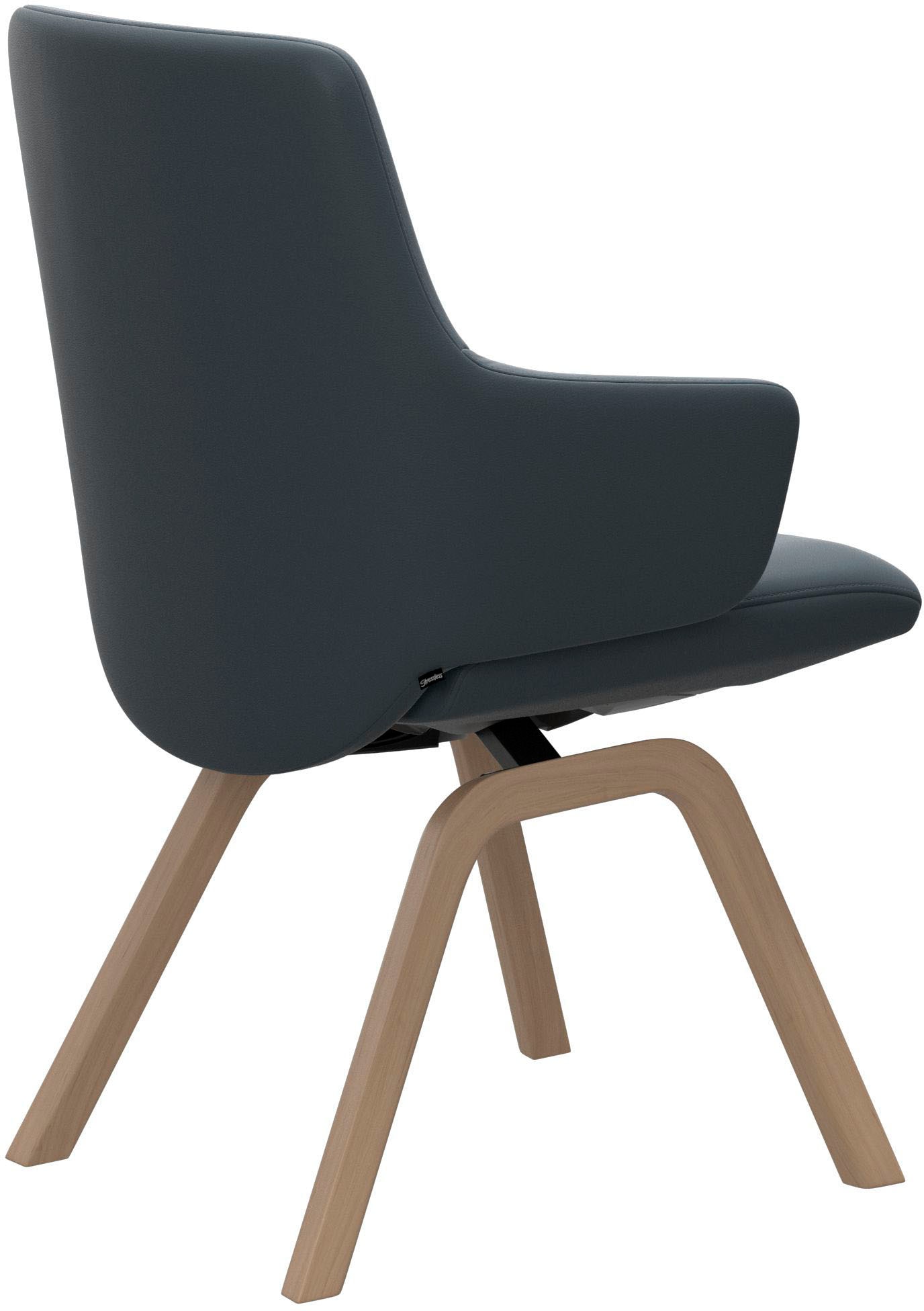 Stressless® Polsterstuhl »Laurel«, Leder BATICK, Low Back mit Armlehne, Größe L, mit schräggestellten Beinen in Walnuss