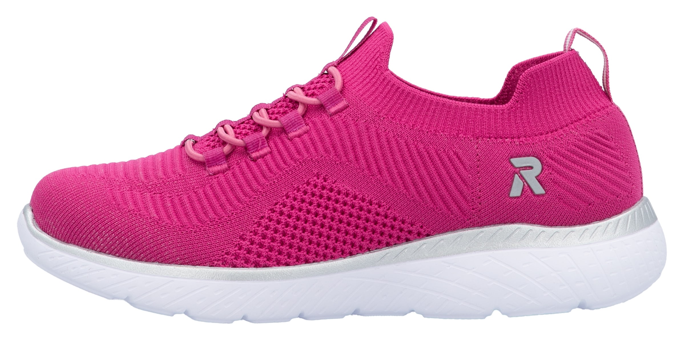 RIEKER Sport Slip-On Sneaker, Slipper, Freizeitschuh, Schlupfschuh mit Elastik-Einstieg