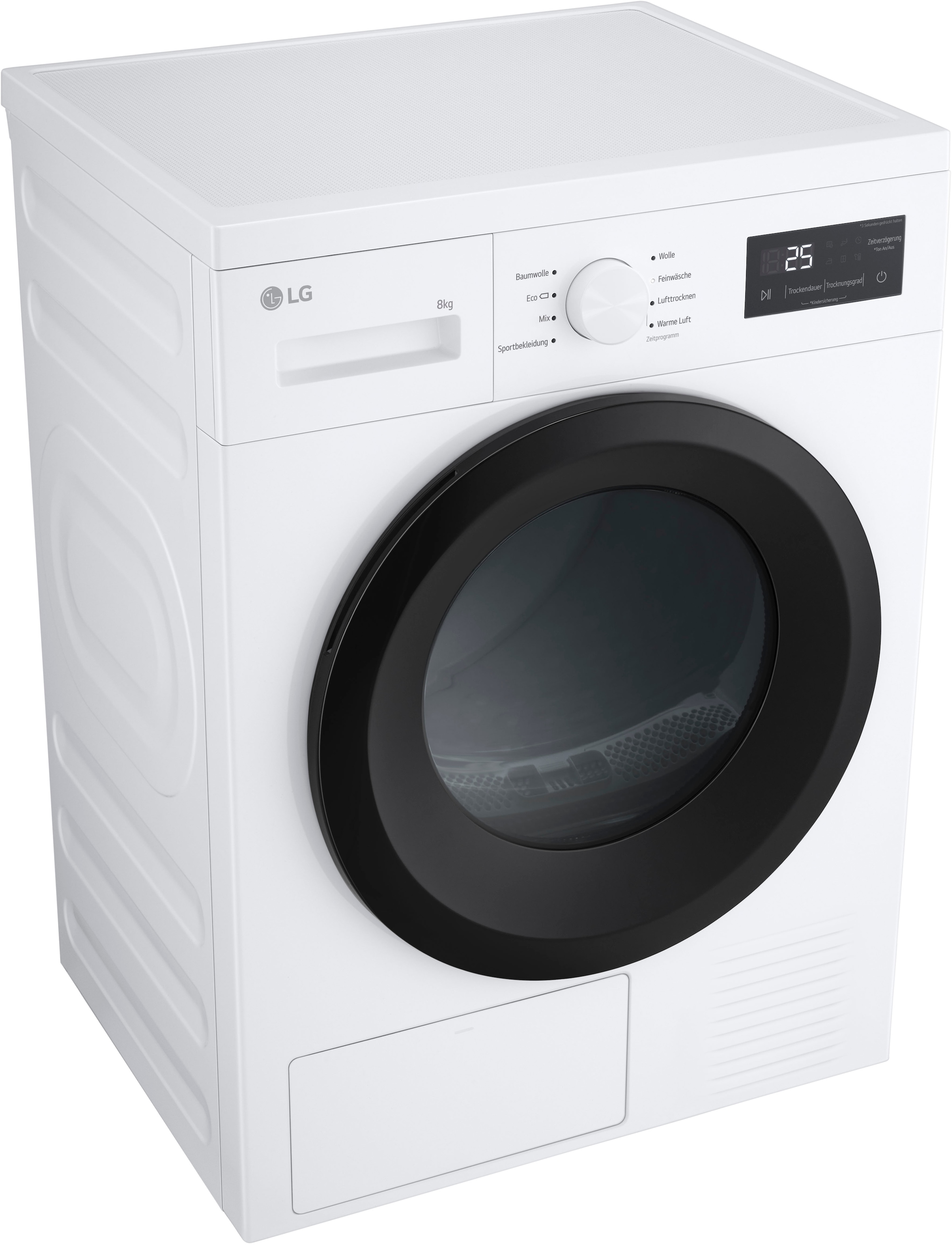 LG Wärmepumpentrockner »RT80B2« Sicherheitsglastür