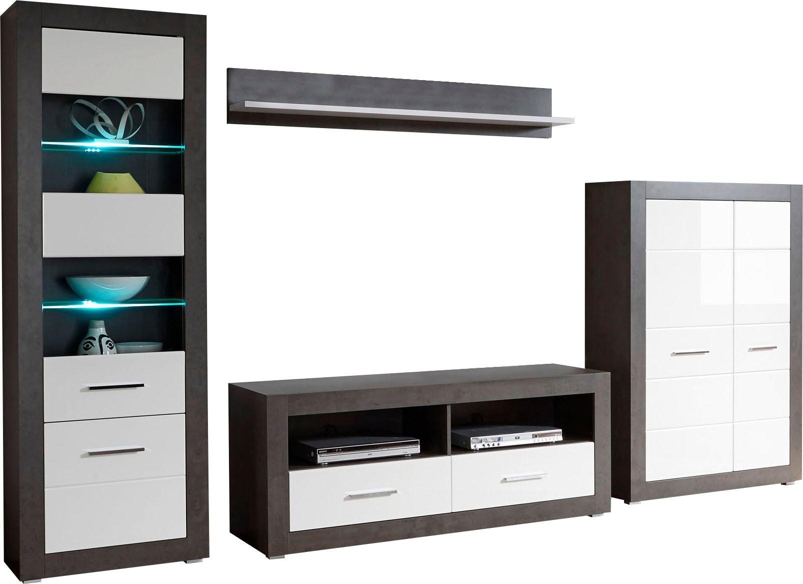 Home affaire Wohnwand »Etero« Set, 4 Stk. tlg.