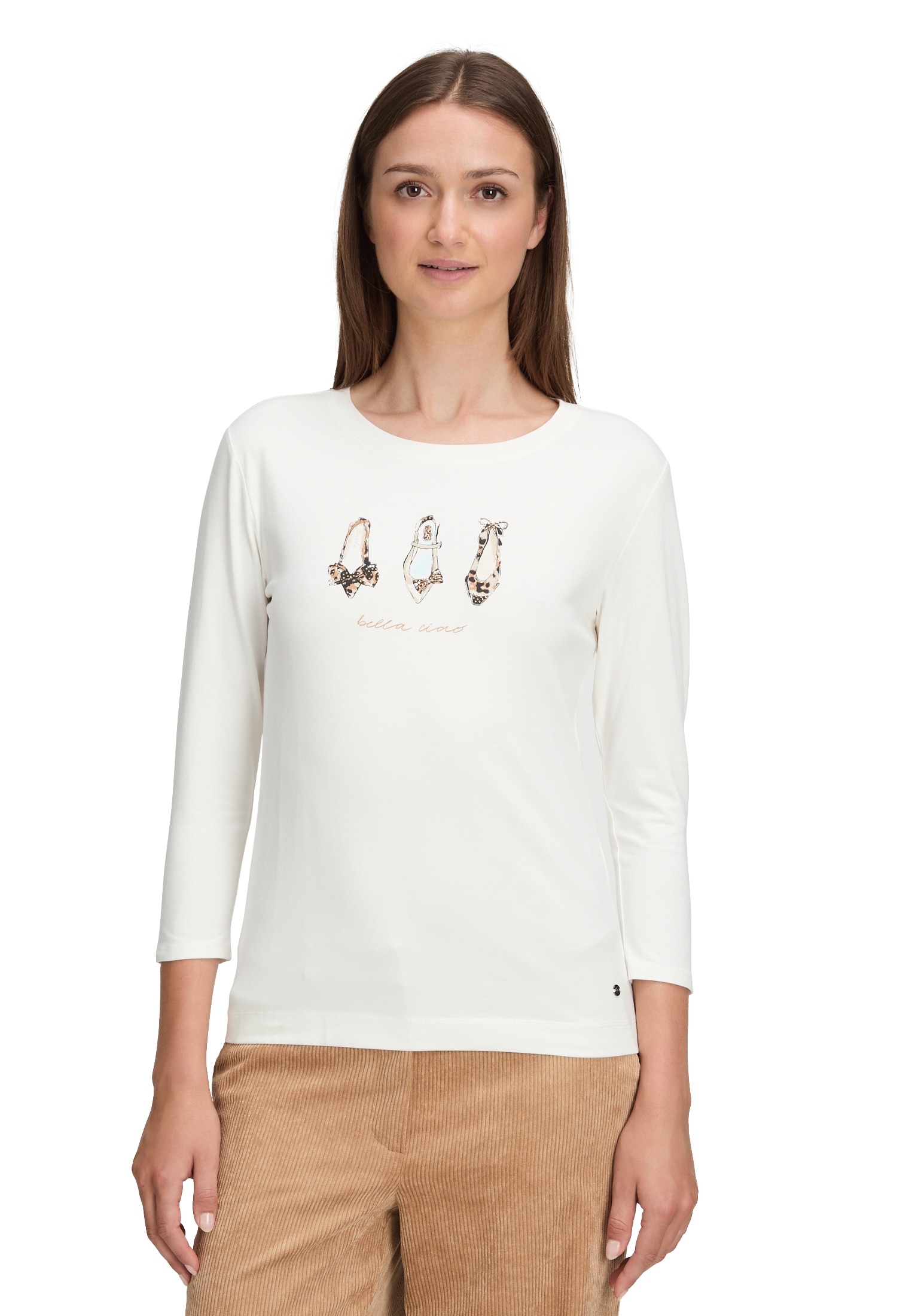 Betty&Co Rundhalsshirt »Casual-Shirt mit Print«