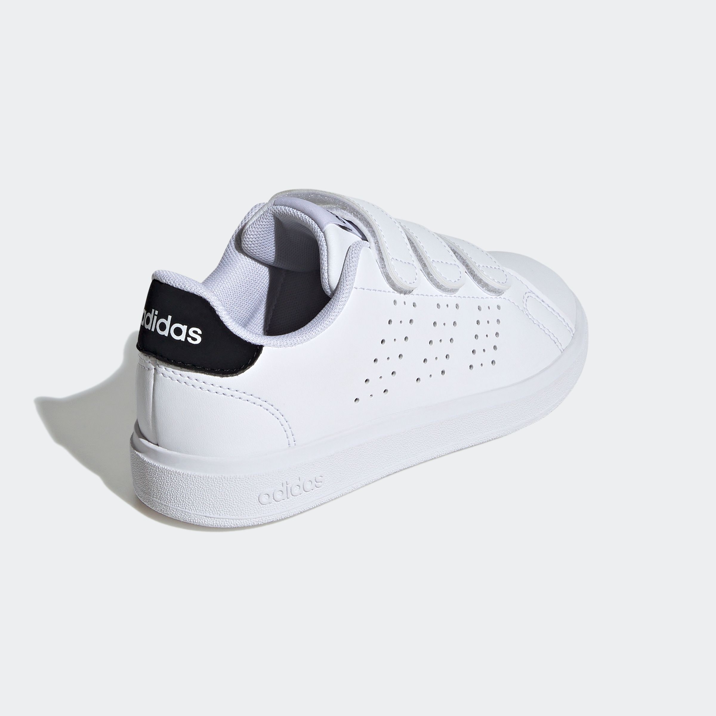 adidas Sportswear Klettschuh »ADVANTAGE BASE 2.0 KIDS«, Design auf den Spuren des adidas Stan Smith