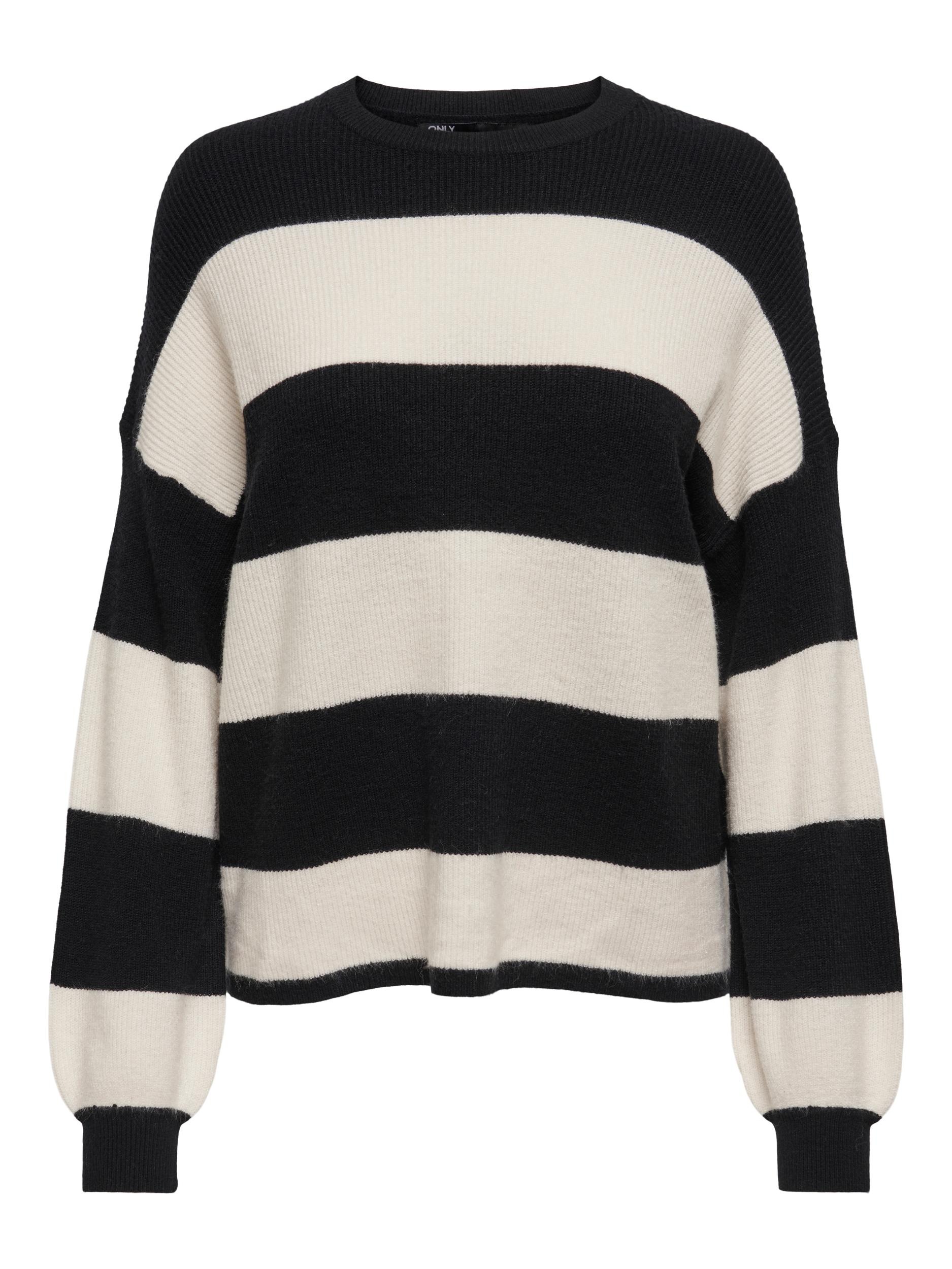 ONLY Strickpullover »ONLATIA L/S STRIPE PULLOVER KNT NOOS«