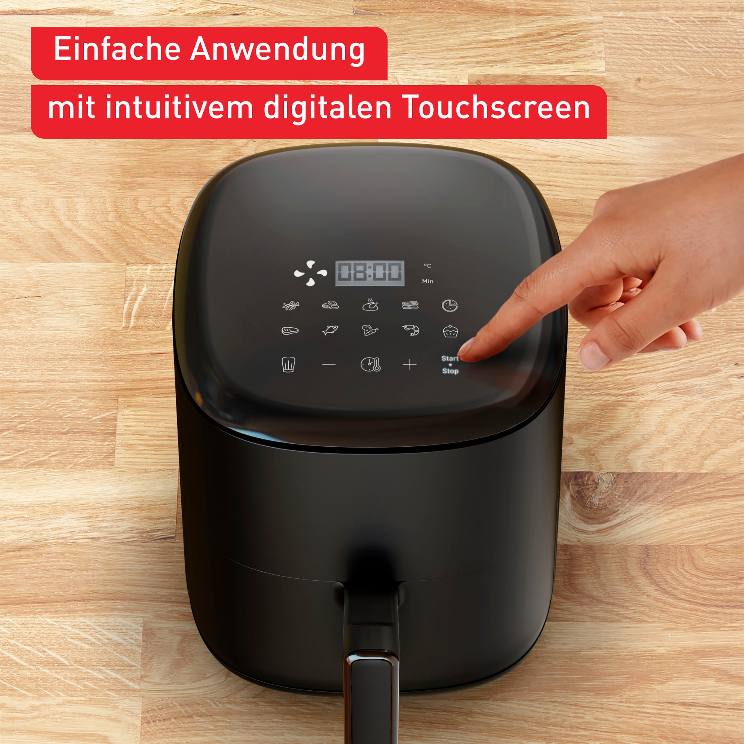 Tefal Heißluftfritteuse 1300 Easy Fry »EY1458 im Online Shop W OTTO Compact«