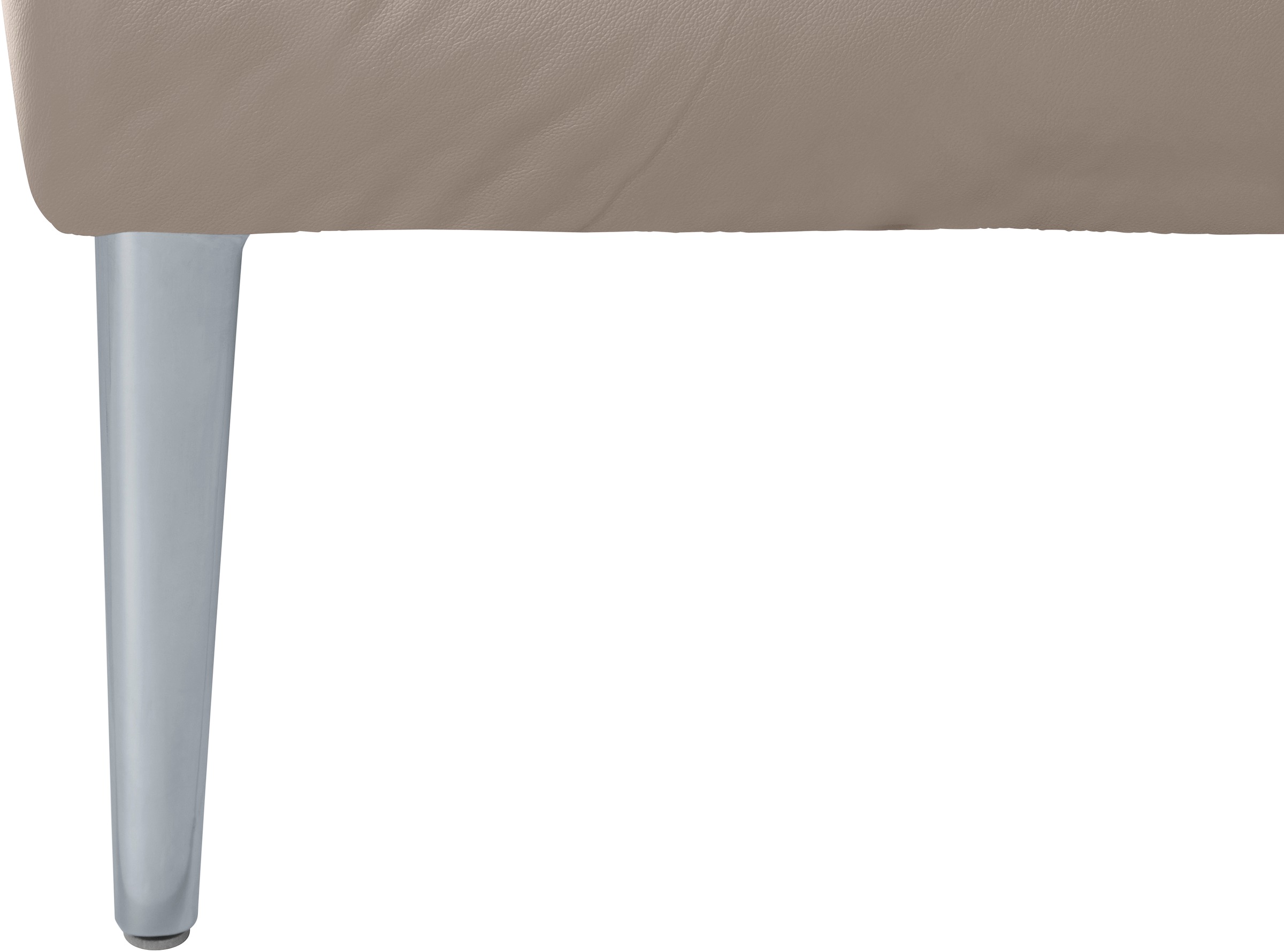 W.SCHILLIG Ecksofa »enjoy&MORE, Designsofa, bequem, zeitlos und elegant, L-Form«, mit Sitztiefenverstellung, Füße silber matt, Breite 340 cm