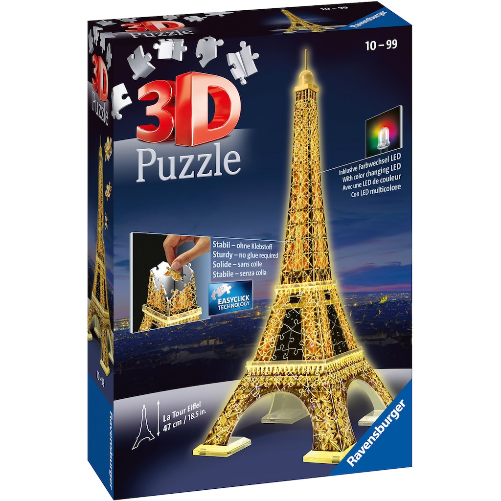 Ravensburger 3D-Puzzle »Eiffelturm bei Nacht«