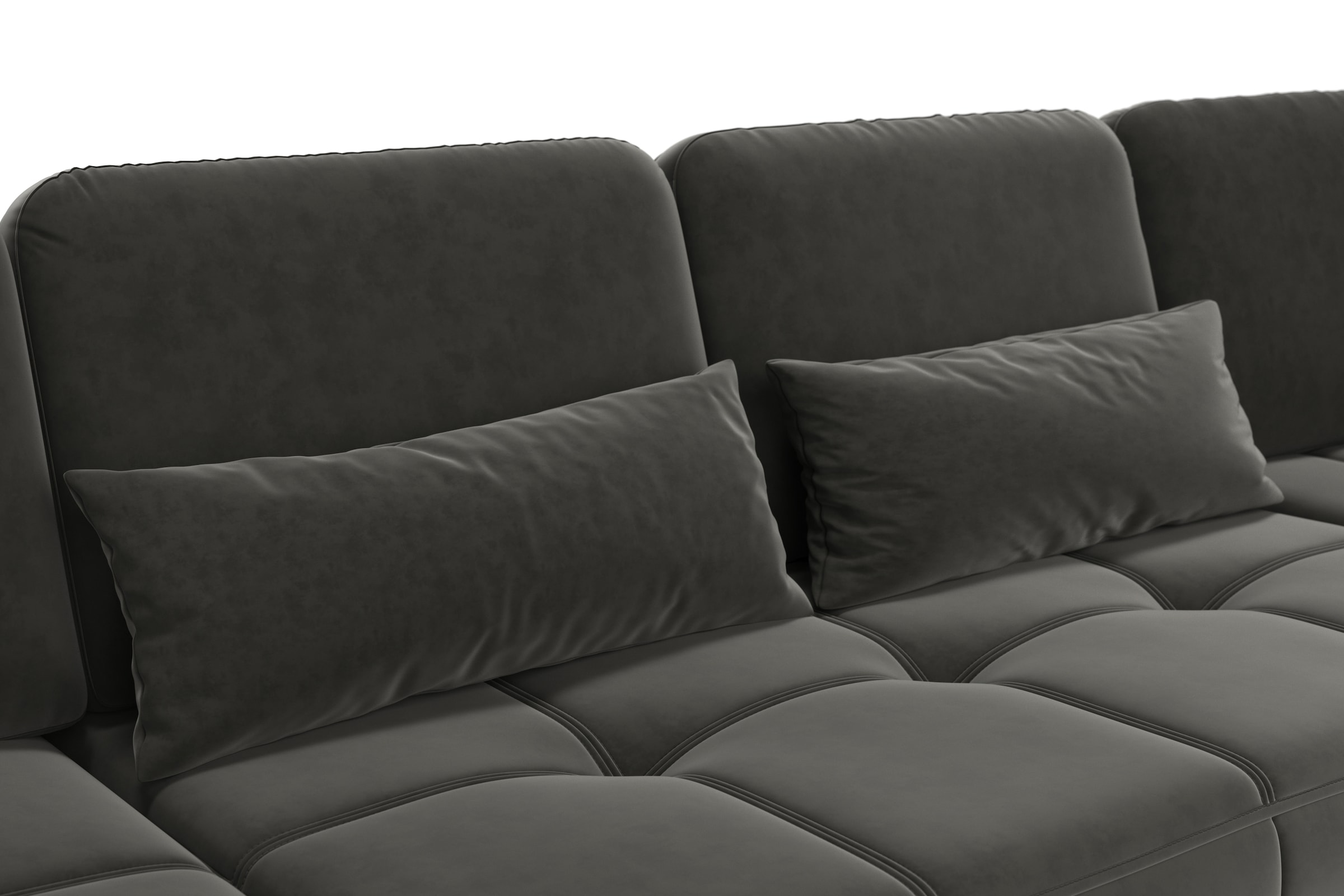 sit&more Wohnlandschaft »Bendigo U-Form«, inklusive Sitztiefenverstellung, Bodenfreiheit 15 cm, in 2 Fußfarben