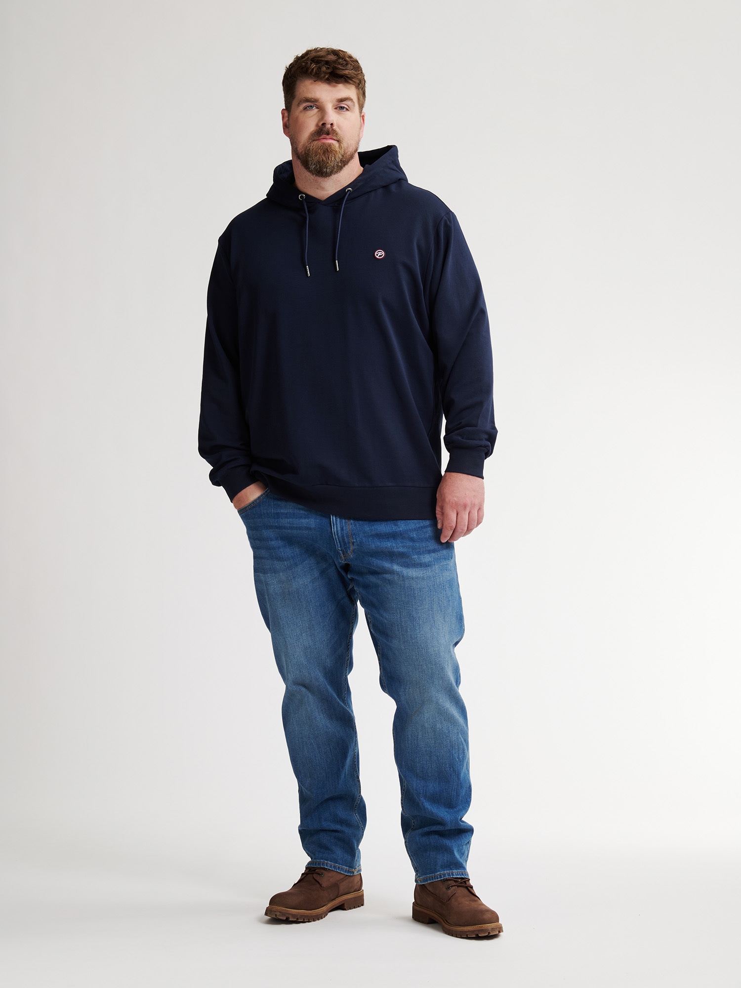 Petrol Industries Hoodie mit Logo Stickerei