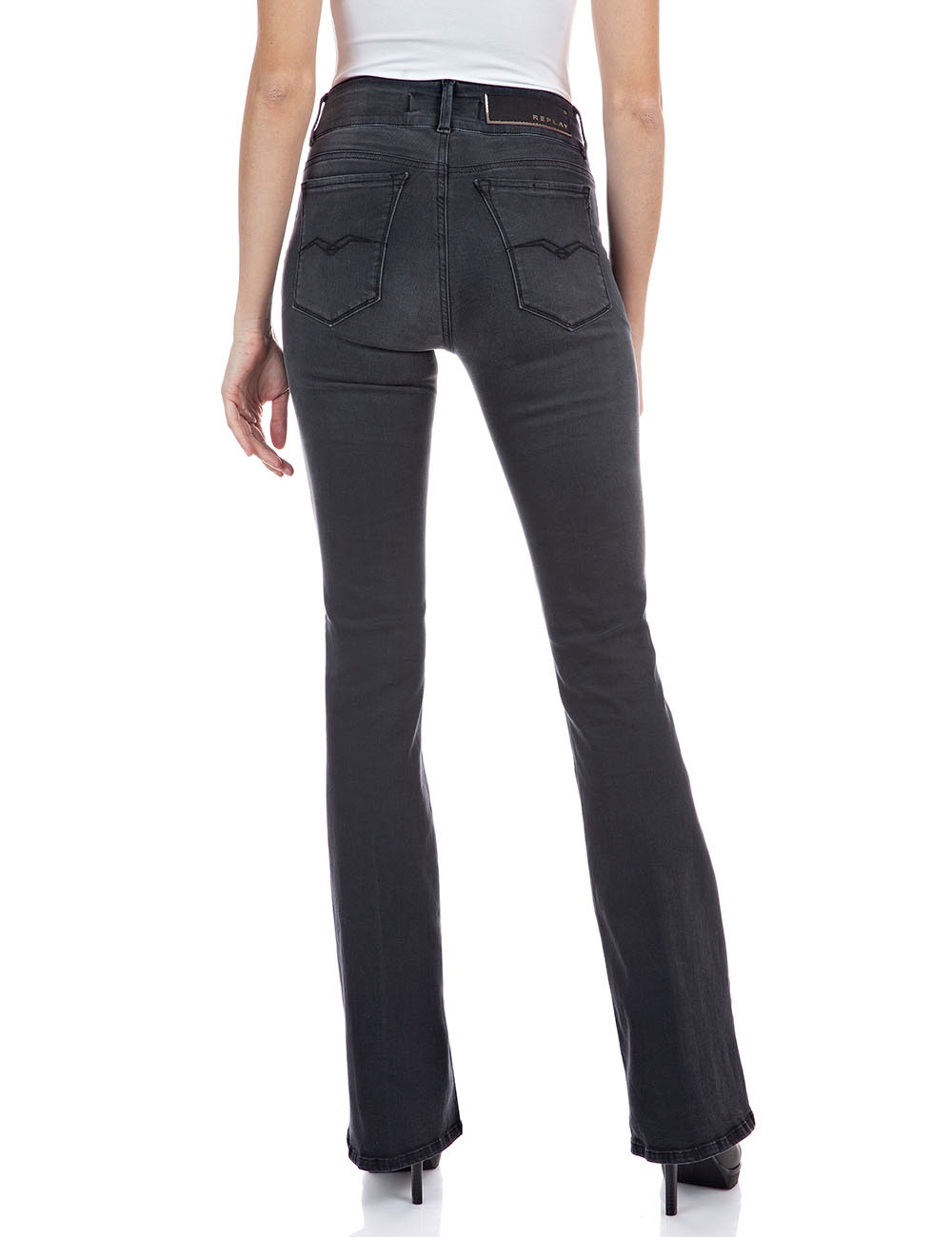 Replay Bootcut-Jeans »New Luz Flare«, mit taillenhohem Bund im 5-Pocket Style