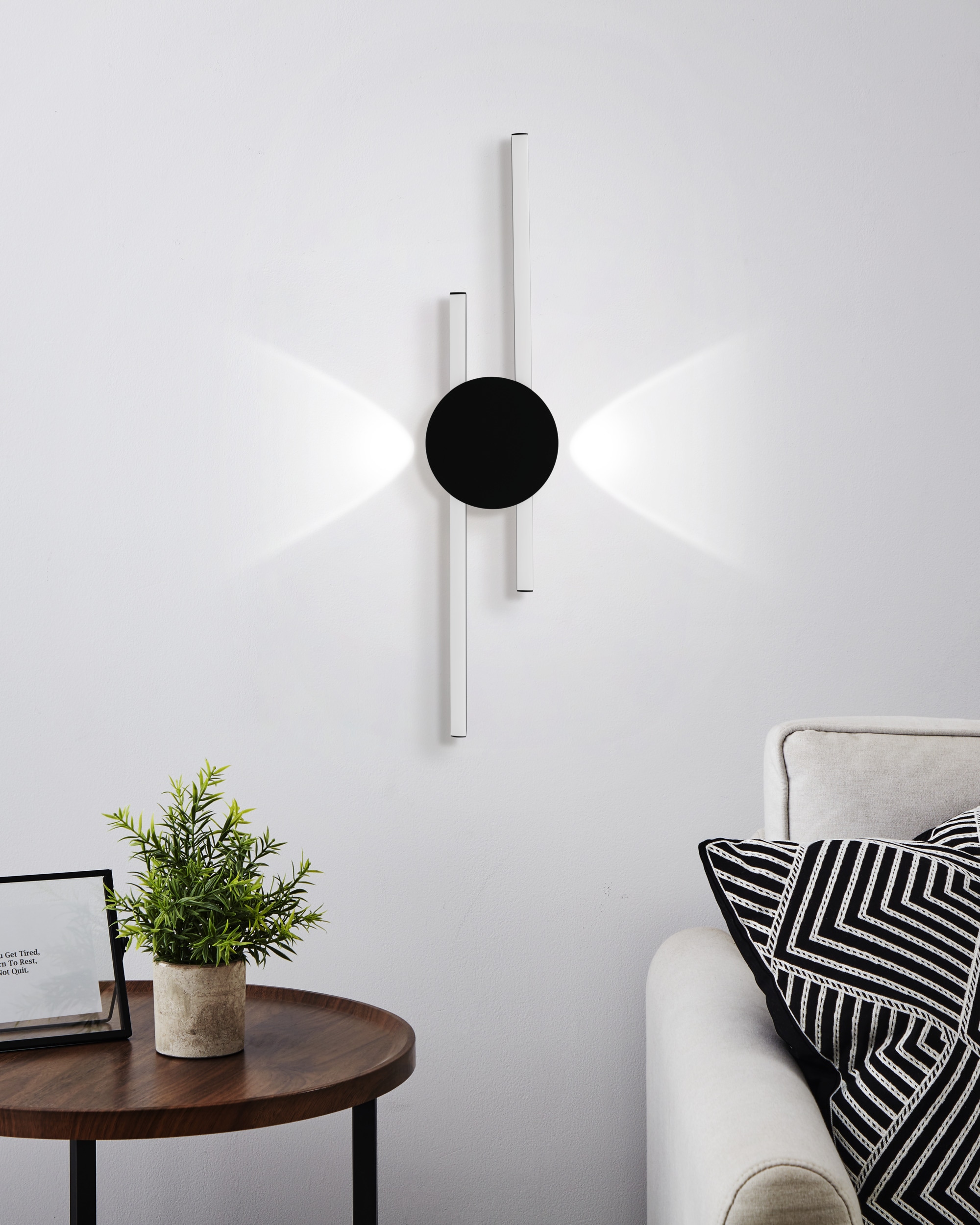 EGLO LED Deckenleuchte »VENTICELLO Deckenlampe - Alu - LED;LED - 20W;0,91W - IP20« LED-Modul 1 Stk. Warmweiß Wohzimmerlampe, Esszimmerlampe, Flur, Schlafzimmer, L75 x B20 x H5,5cm