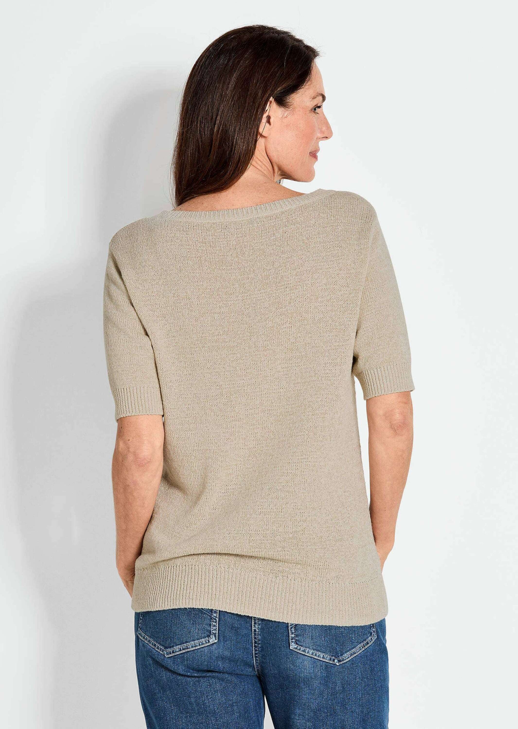 GOLDNER Rundhalspullover »Kurzgröße Pullover«