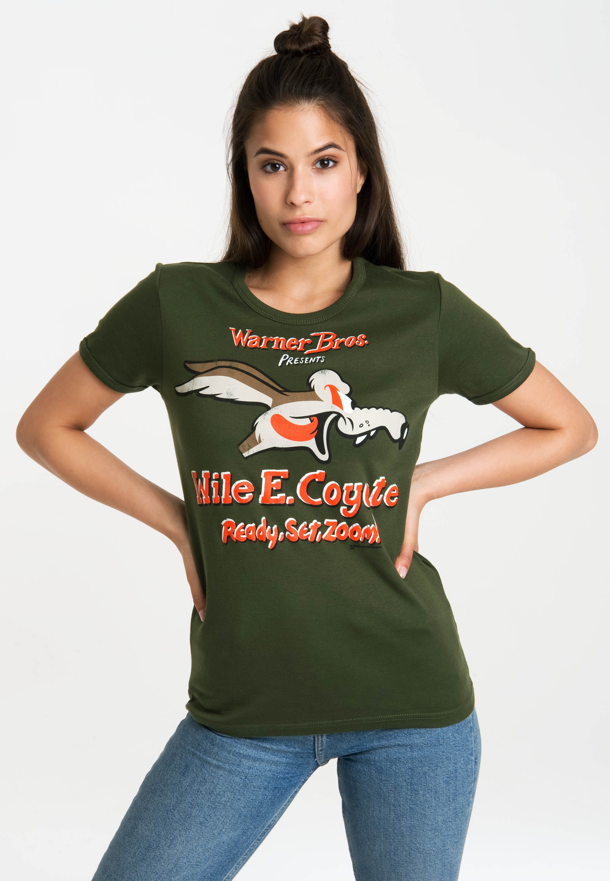 LOGOSHIRT T-Shirt »Coyote«, mit lizenziertem Originaldesign