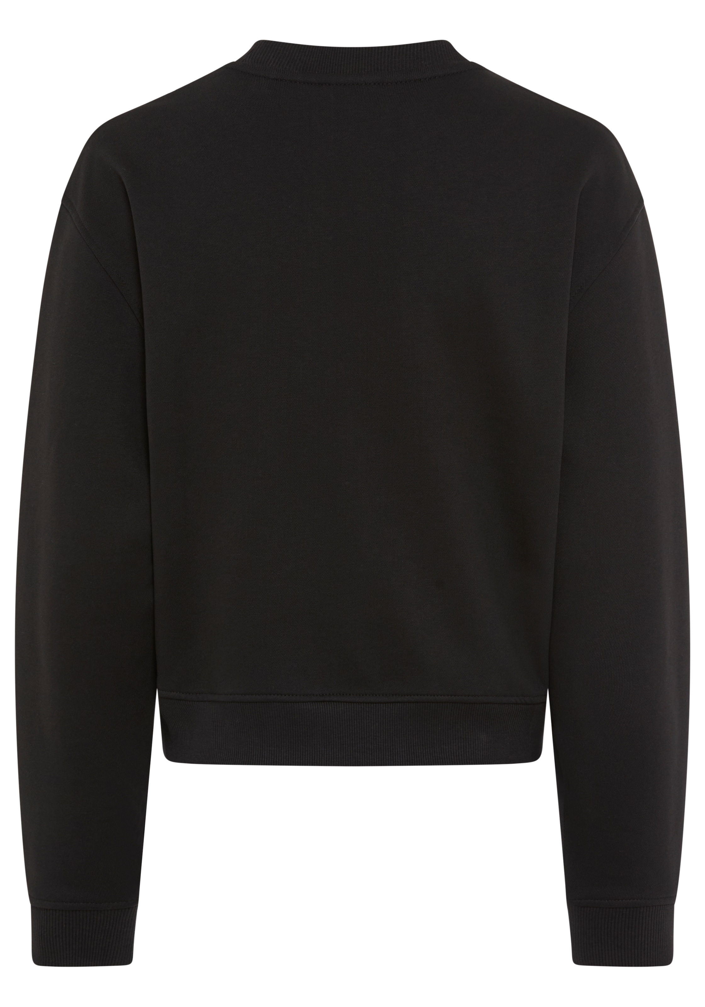 HUGO Blue Sweater »Delessa«, Baumwoll-Terry mit Rundhals
