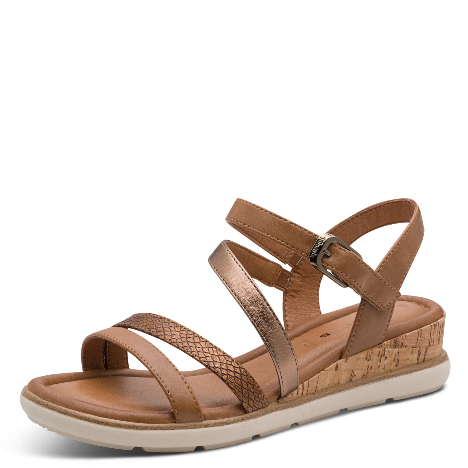 Tamaris Keilsandalette  Sommerschuh, Riemchensandale in veganer Verarbeitung