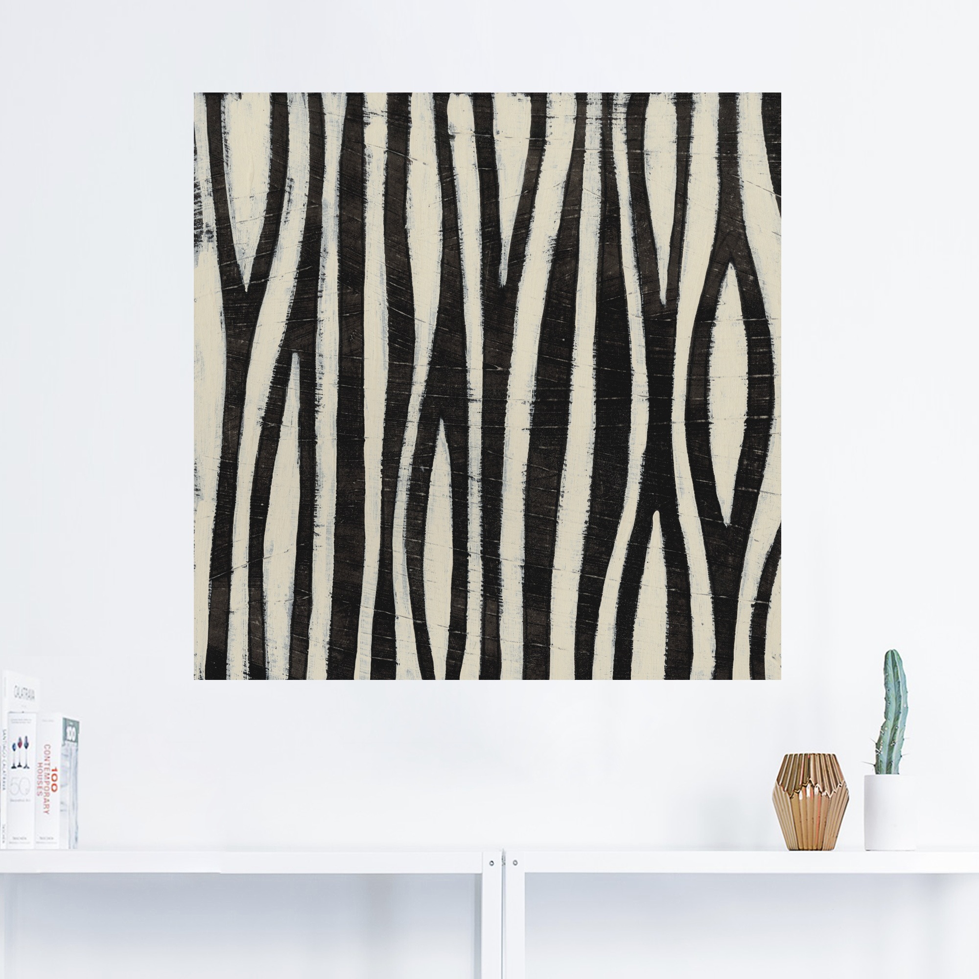 Artland Wandbild »Hieroglyph XI«, Muster, (1 St.), in vielen Größen & Produktarten - Alubild / Outdoorbild für den Außenbereich, Leinwandbild, Poster, Wandaufkleber / Wandtattoo auch für Badezimmer geeignet