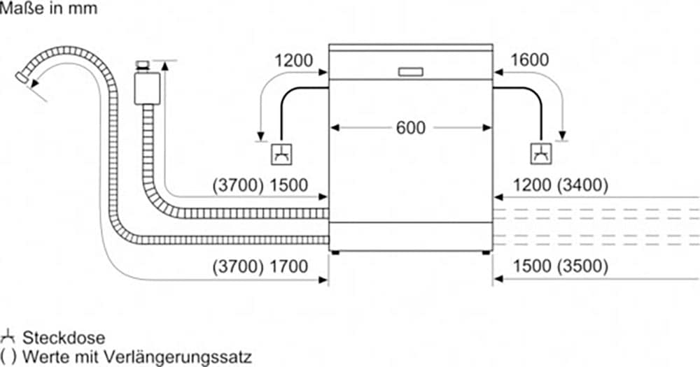 Constructa vollintegrierbarer Geschirrspüler »CG6VX01HVE«, CG6VX01HVE, 14 Maßgedecke