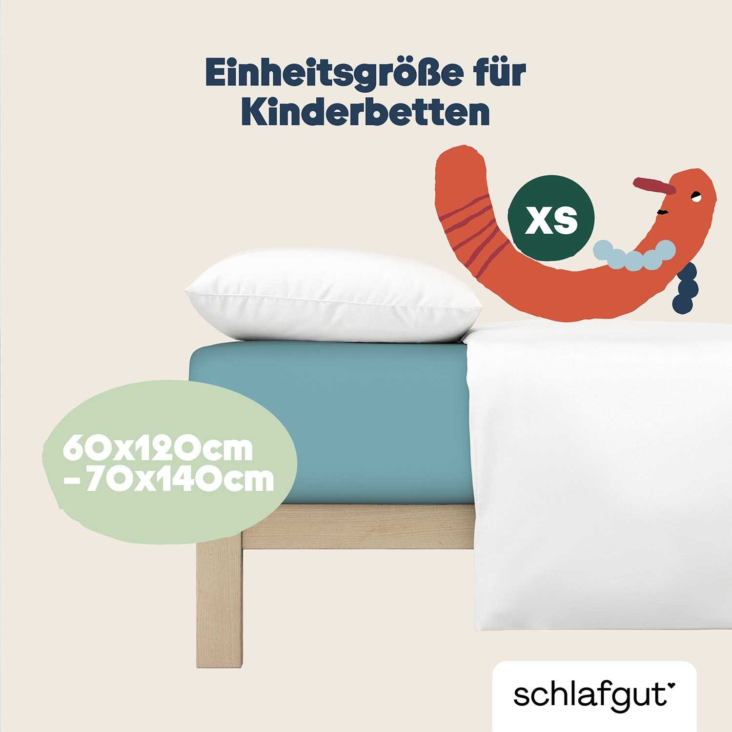 Schlafgut Spannbettlaken »Casual Mini Spannbettlaken« für Kinder, MADE IN GREEN by OEKO-TEX®