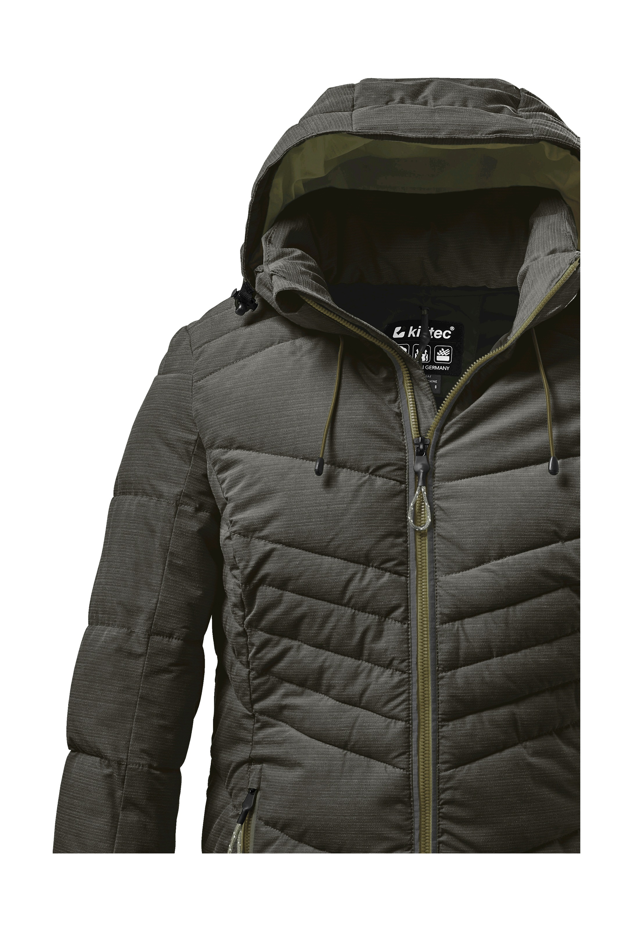 Killtec Steppjacke »KOW 149 WMN QLTD JCKT«, Wasser- und windabweisend, atmungsaktiv, abnehmbare Kapuze
