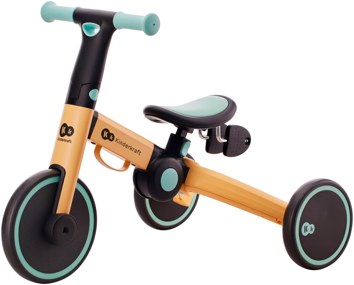 Kinderkraft Laufrad »4TRIKE« auch als Dreirad umbaubar in blau