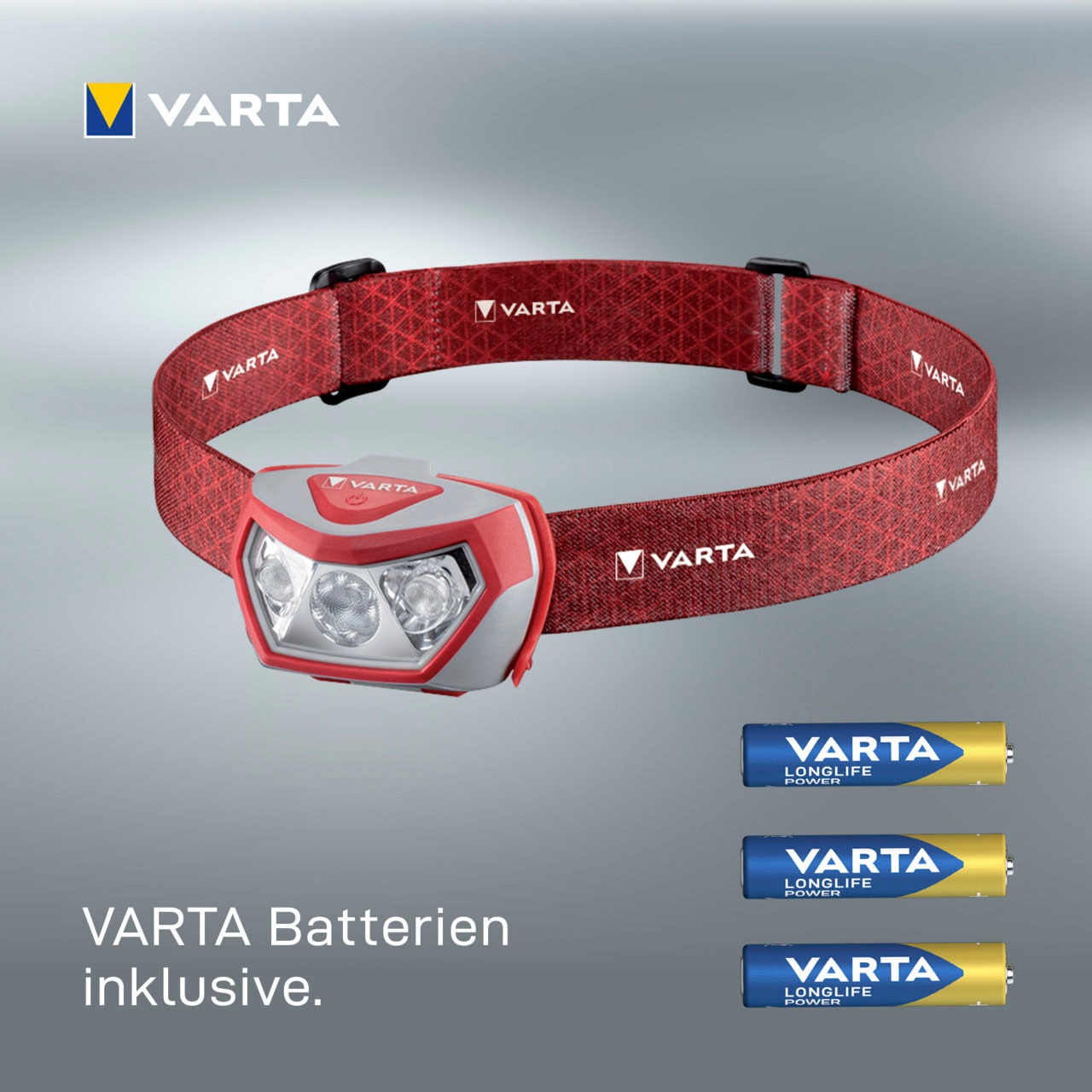 VARTA Kopflampe »VARTA Outdoor Sports H20 Pro inkl. 3xAAA Batterien«